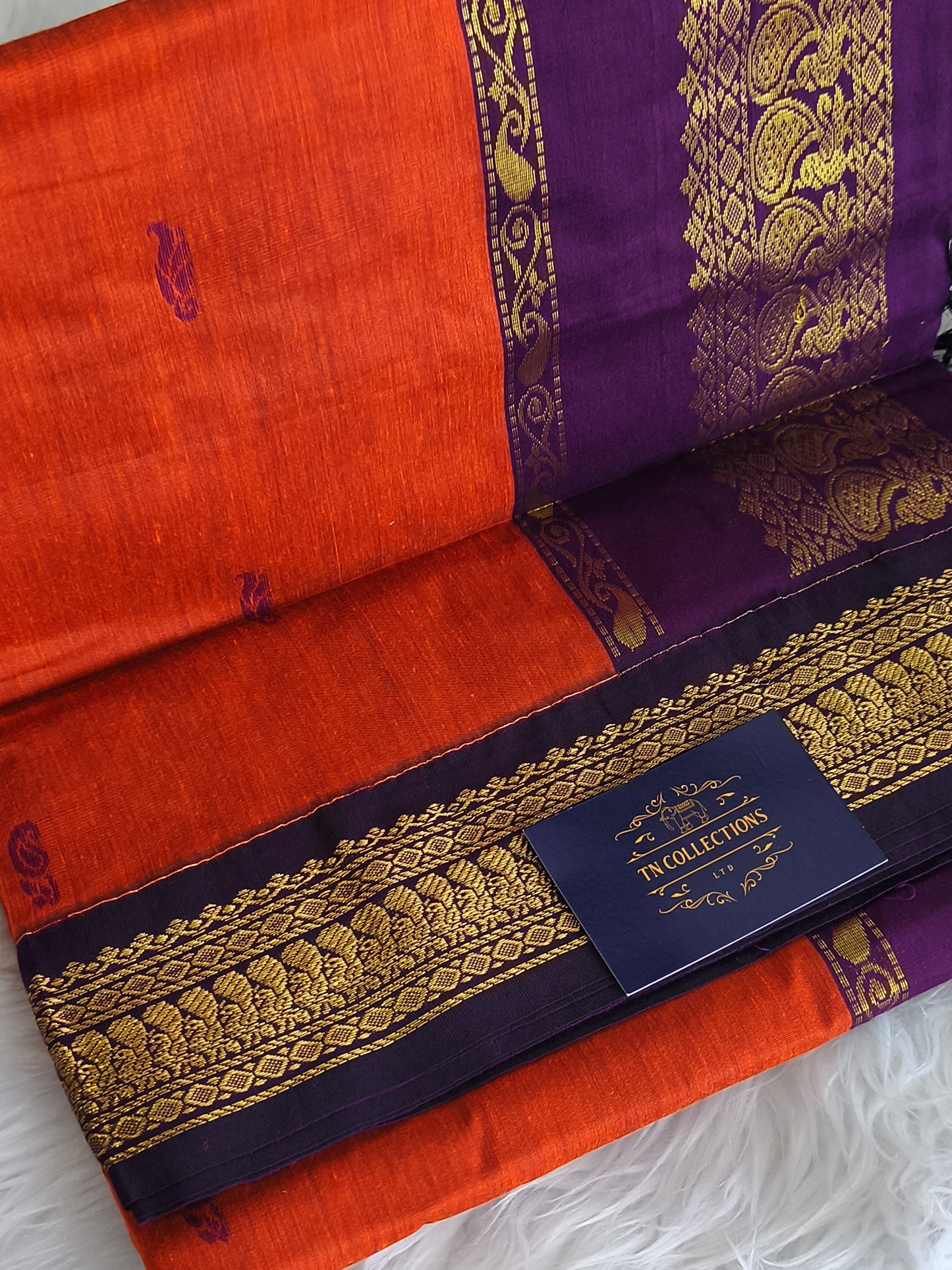 Kalyani Cotton Pattu Saree (Madisar 9 yards)