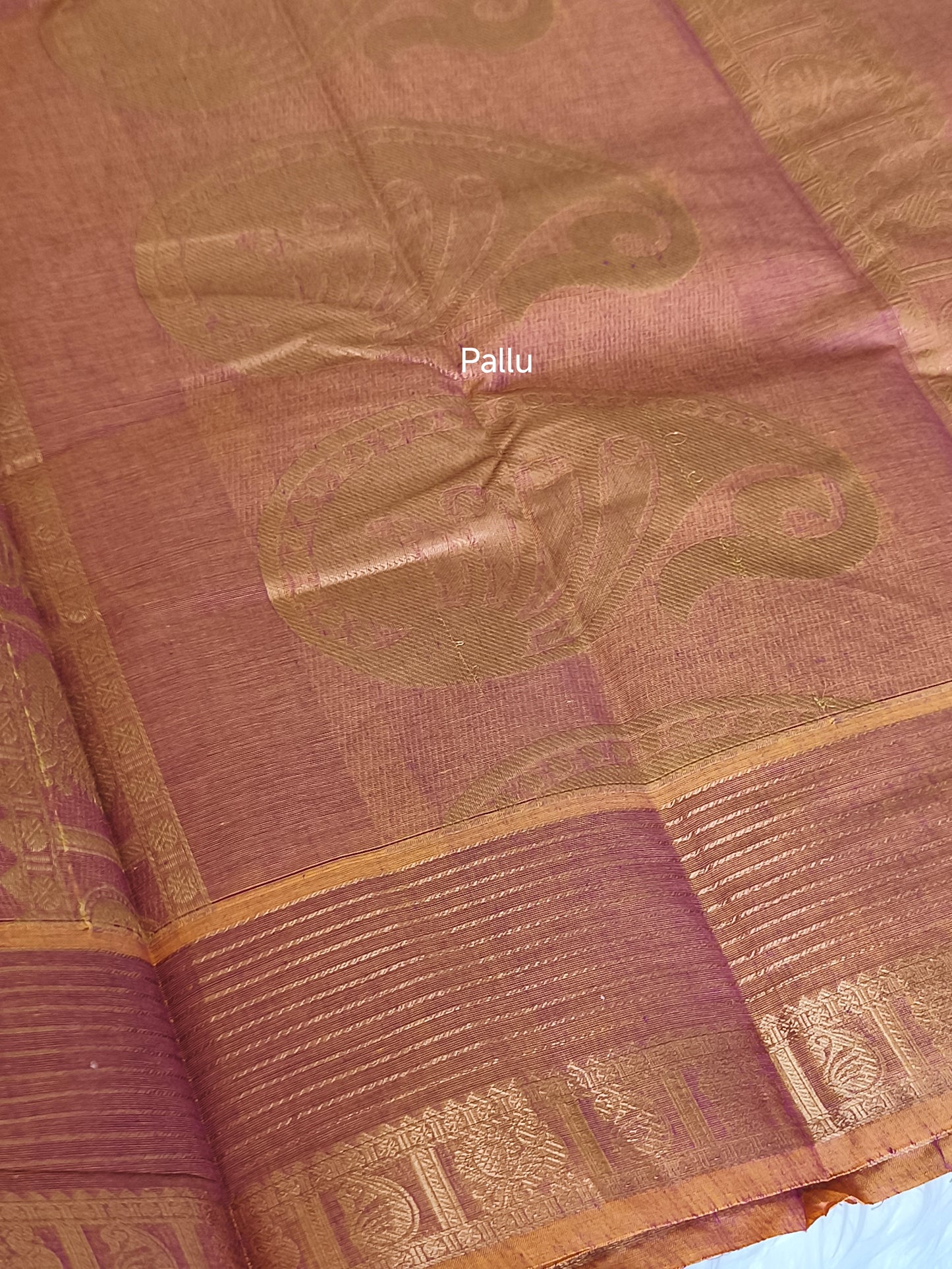 Pure Premium Kanchi cotton saree (120's count)