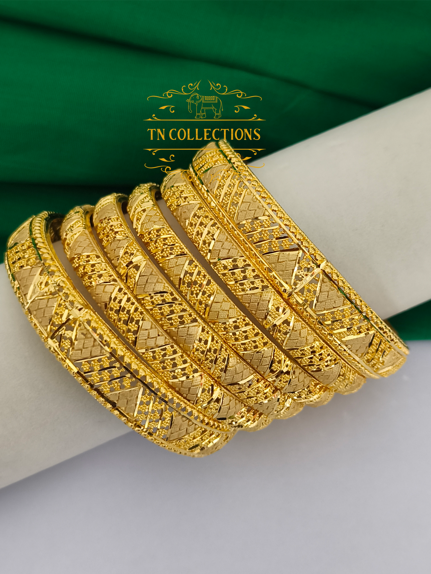 One gram Gold Forming Bangles Set