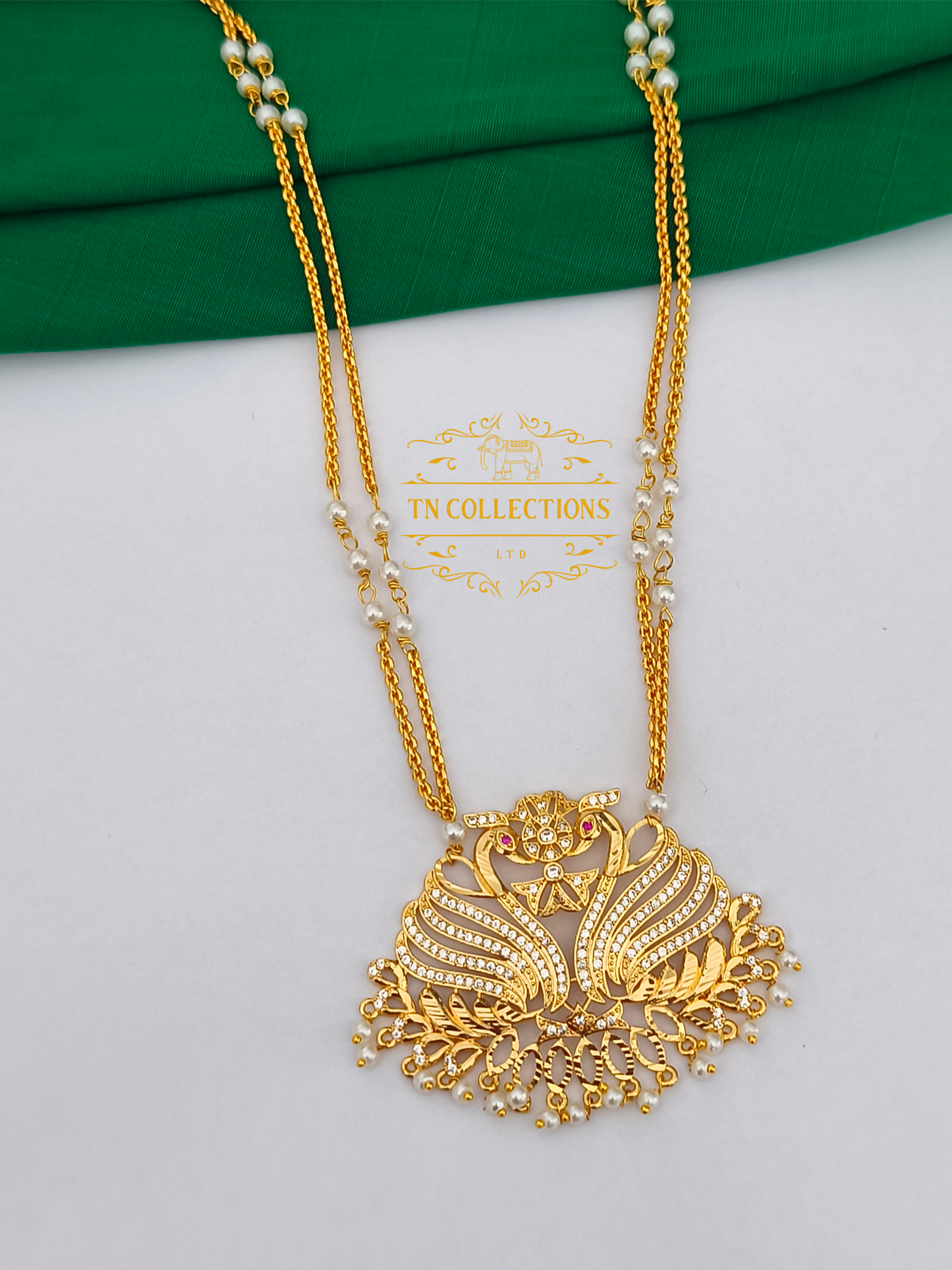 Micro Gold-Plated Traditional Semi Bridal Set