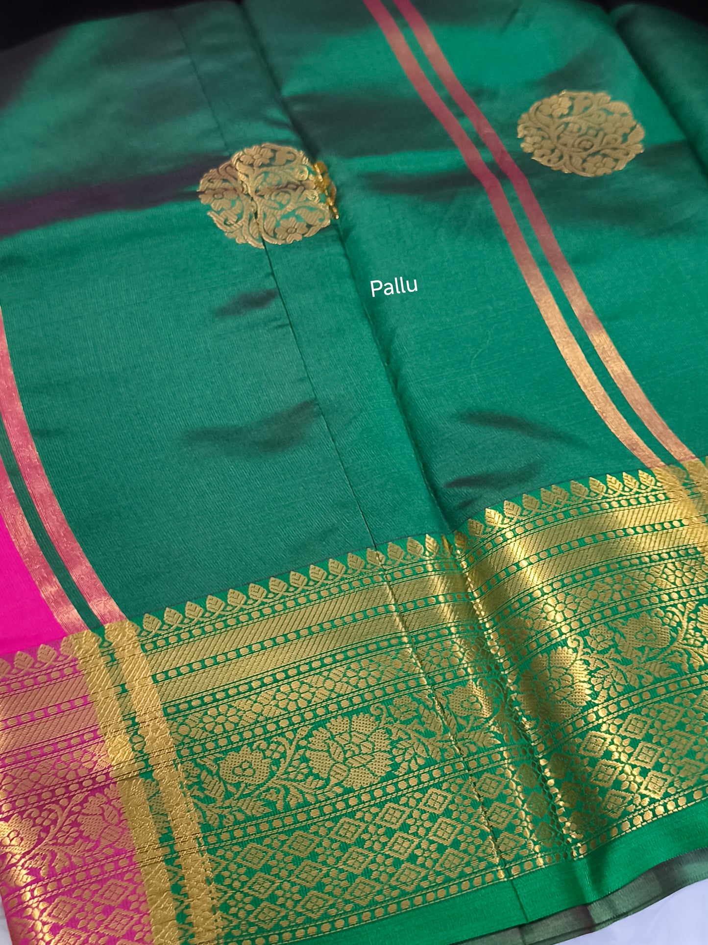 Luxury Semi Soft Silk Saree (Pink)