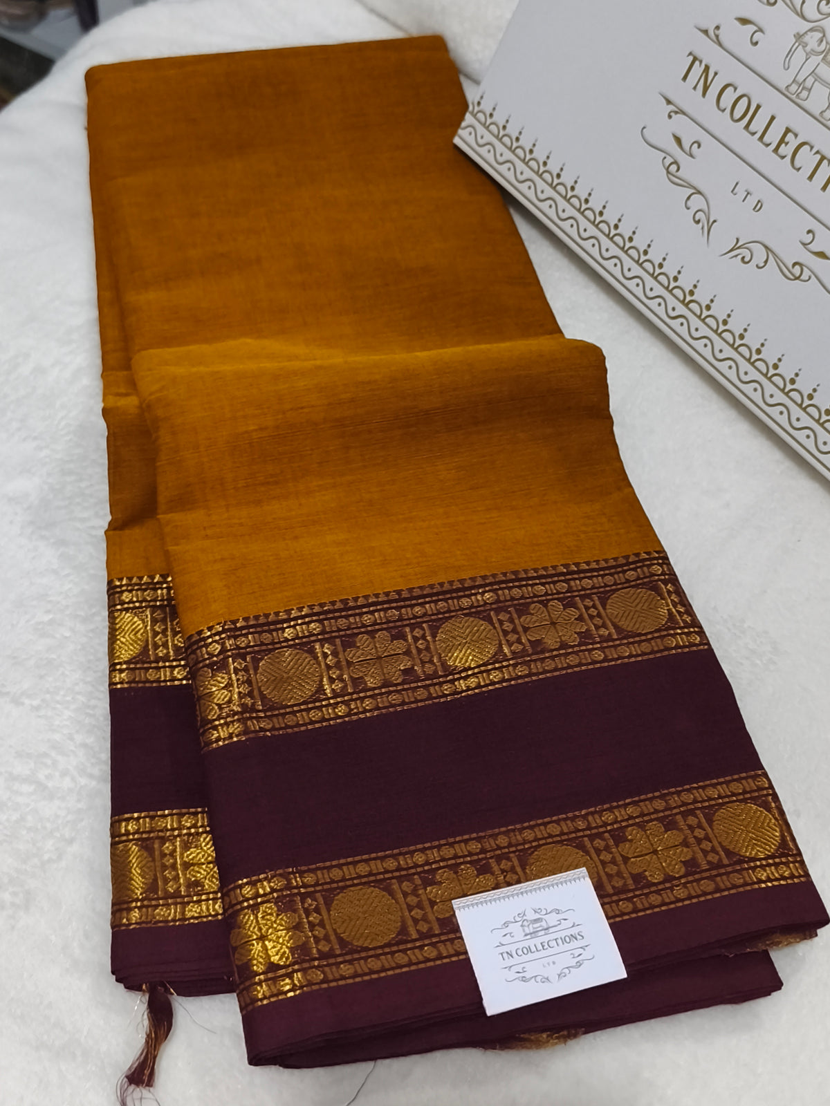 Pure handloom kanchi cotton saree