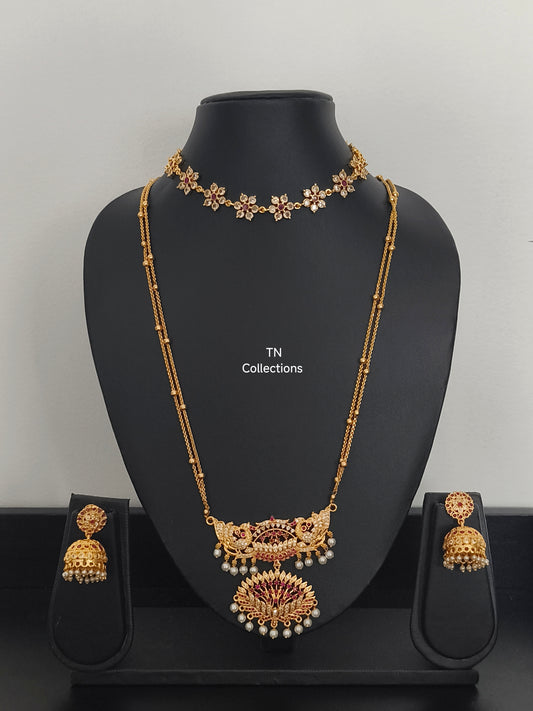 Micro gold plated Alli Semi Bridal Set