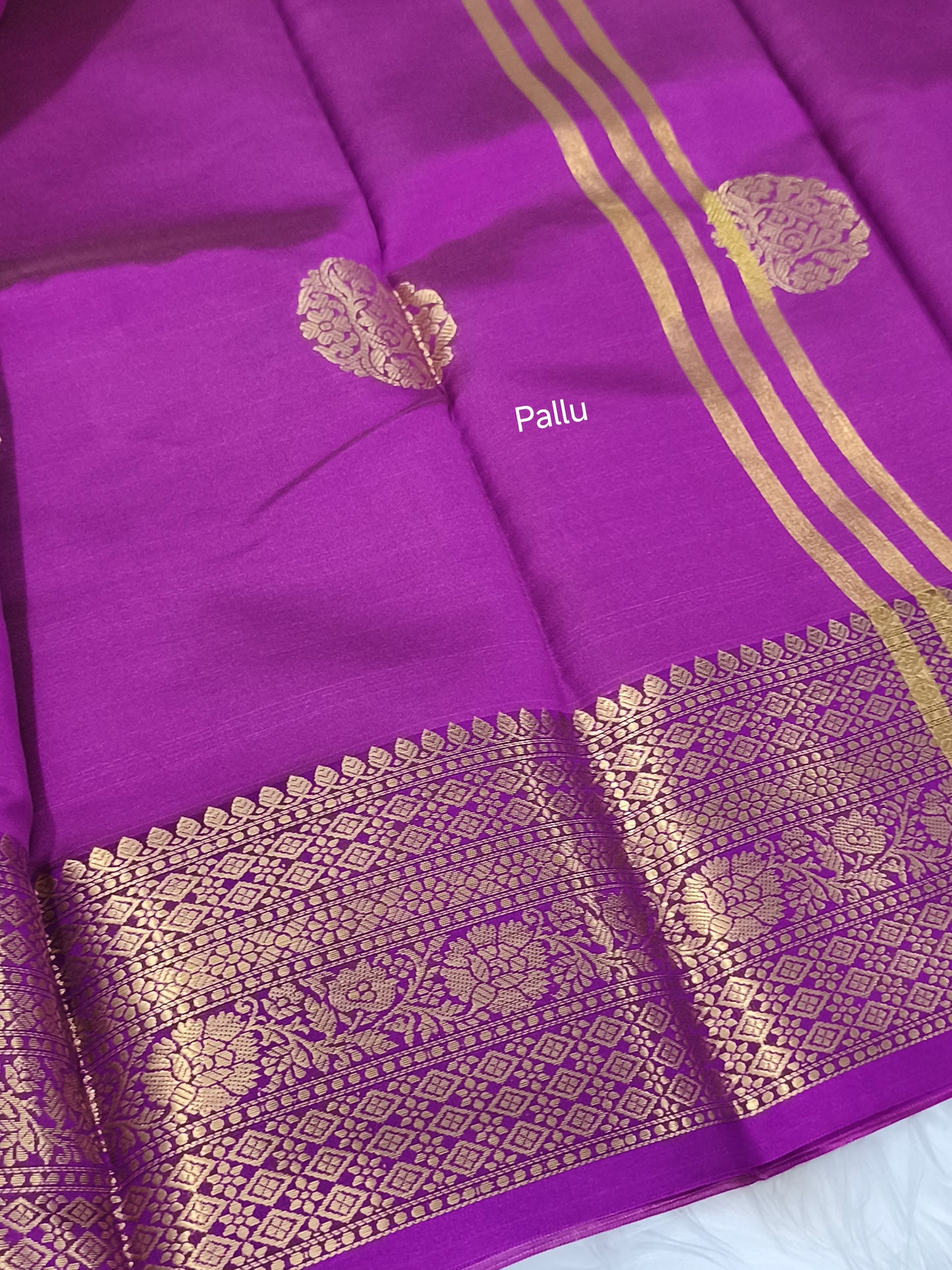 Luxury Semi Soft Silk Saree (Beige)