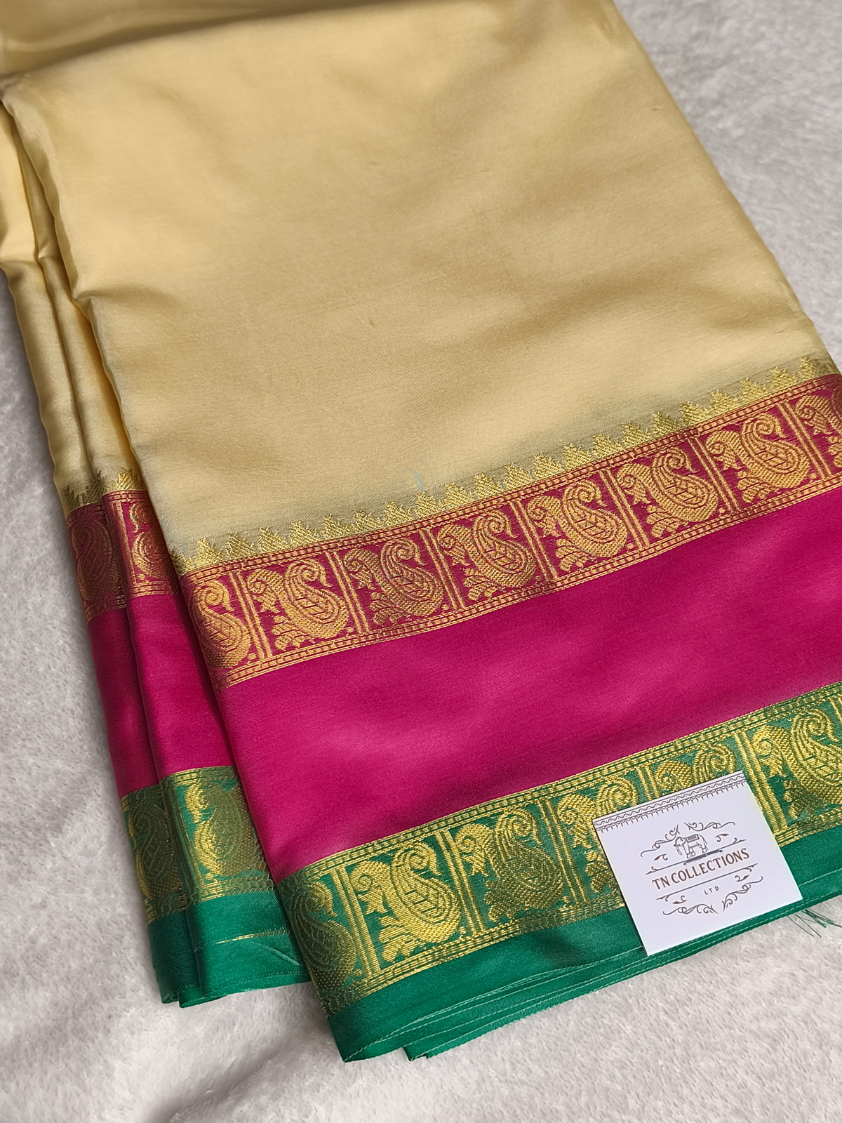 Semi Kanjivaram Banaras Soft Silk Saree