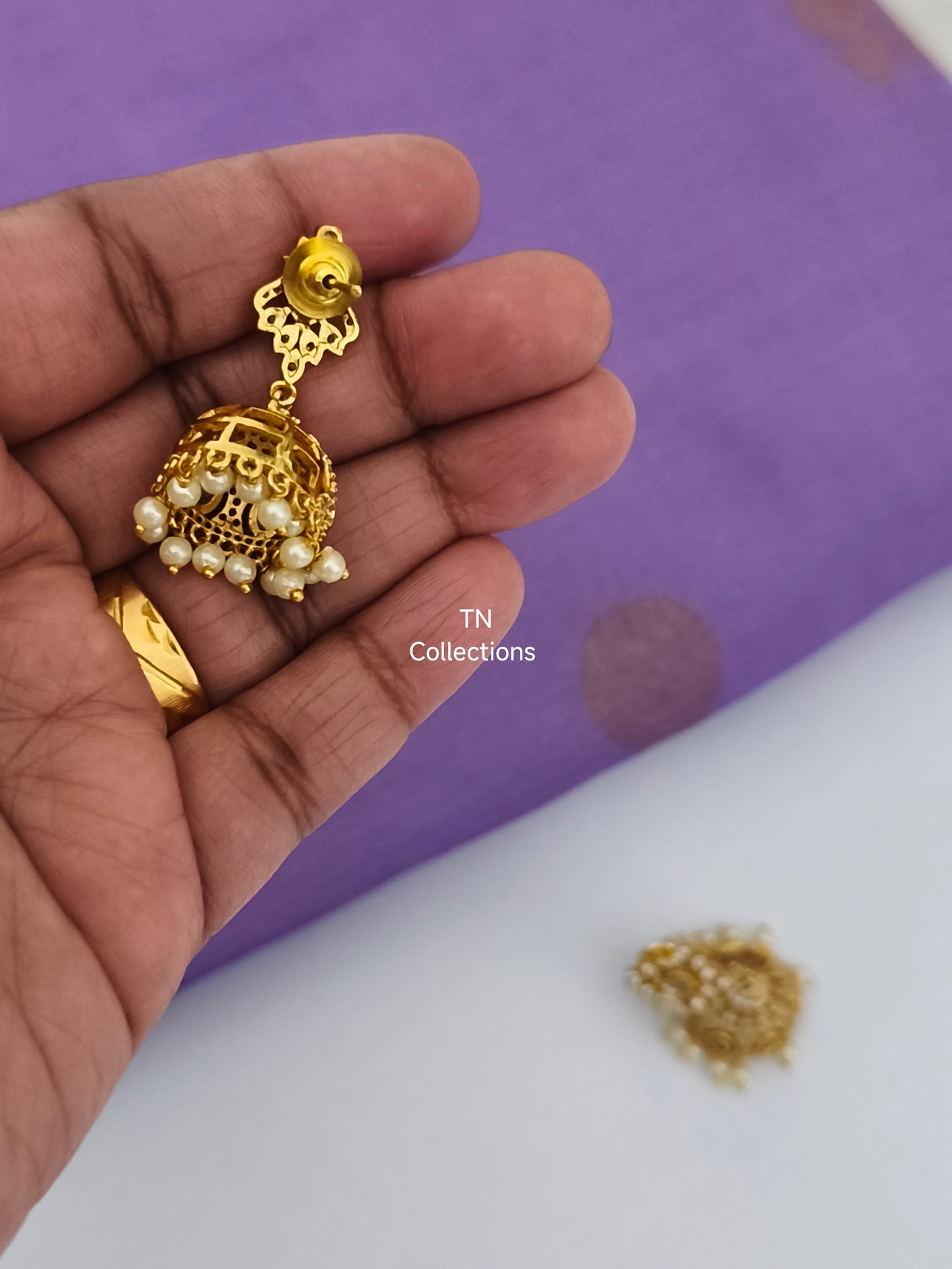 Gold Finish cz Jimikki