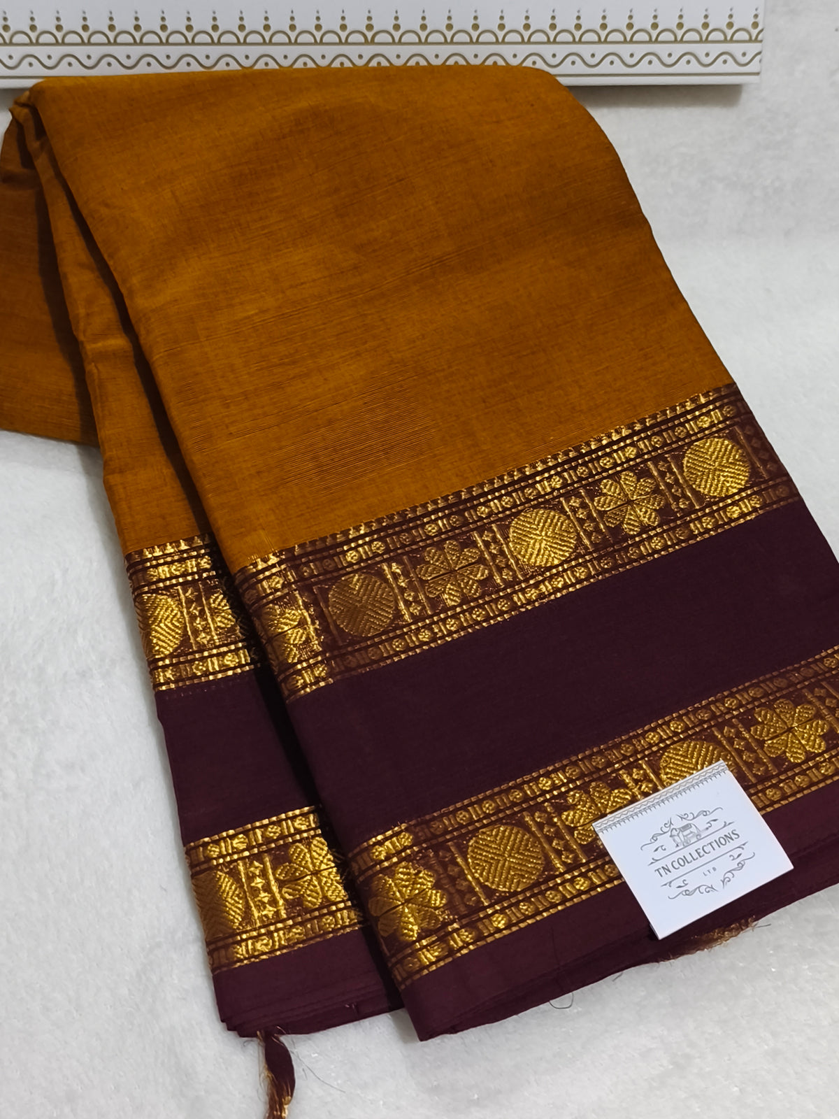 Pure handloom kanchi cotton saree