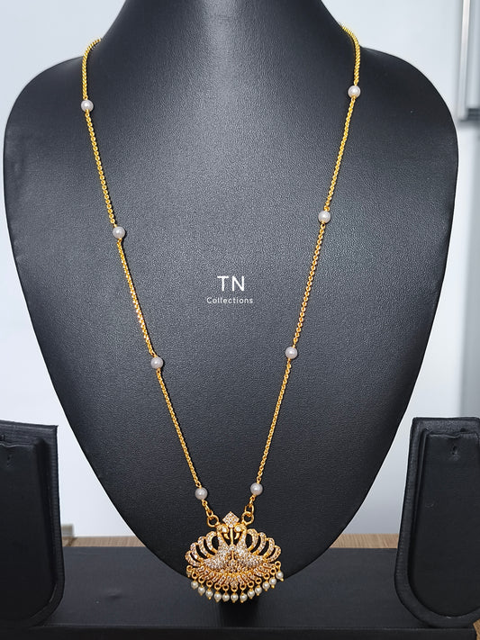 Micro gold plated Peacock Design Pathakkam