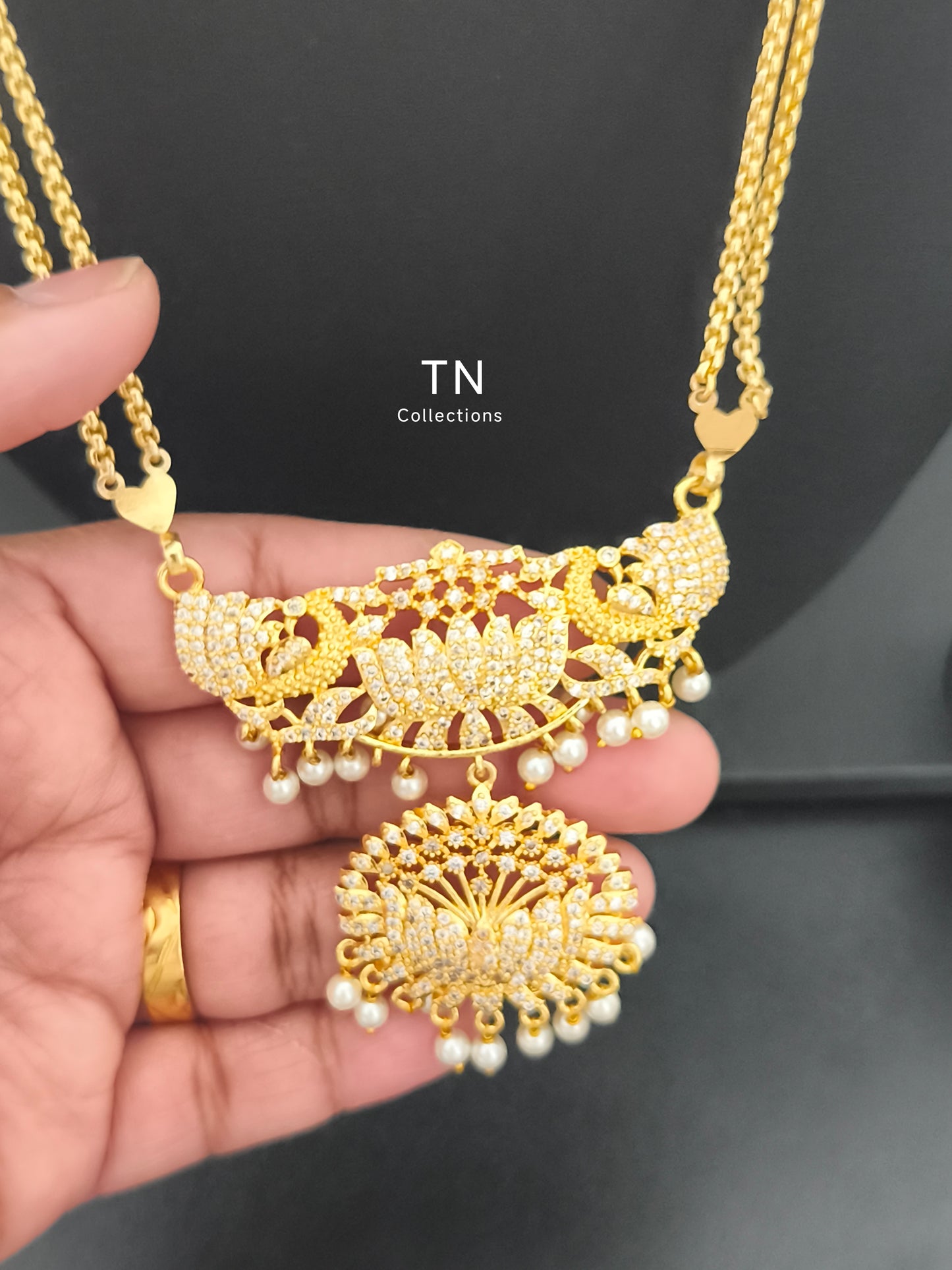Micro gold plated Traditional Attiyal Pathakkam Set