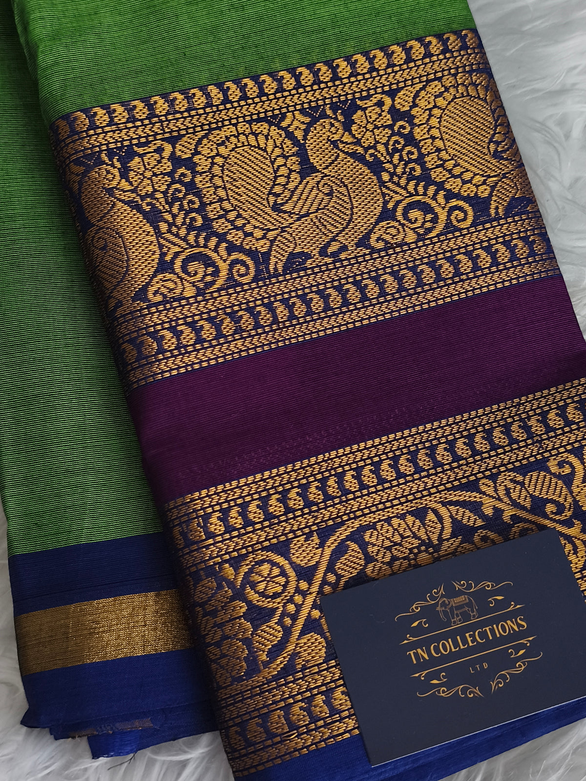 Pure Kanchi Cotton Saree WITHOUT running blouse