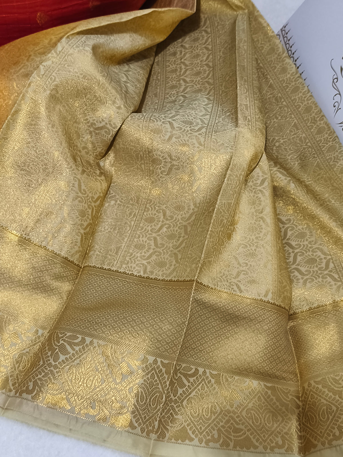 Premium kanchi Checked Semi Silk Saree