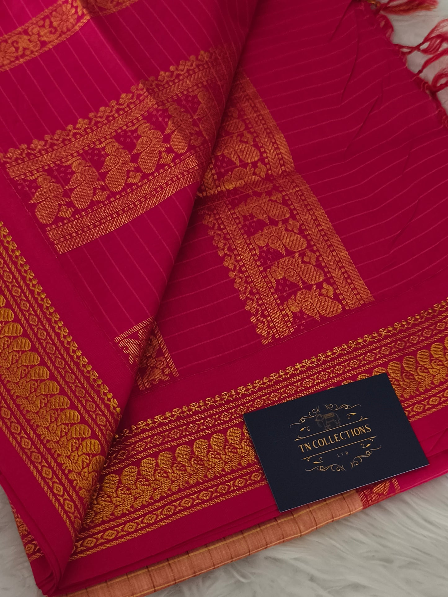 Checked Design Kalyani Cotton Saree