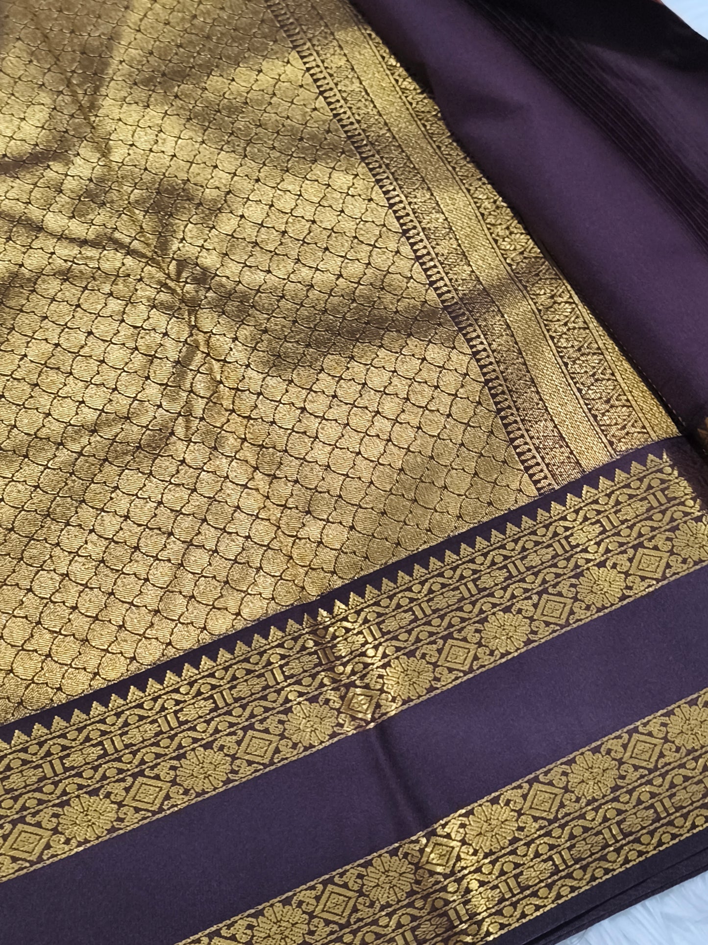 Vintage Semi Kanchipuram Silk Saree