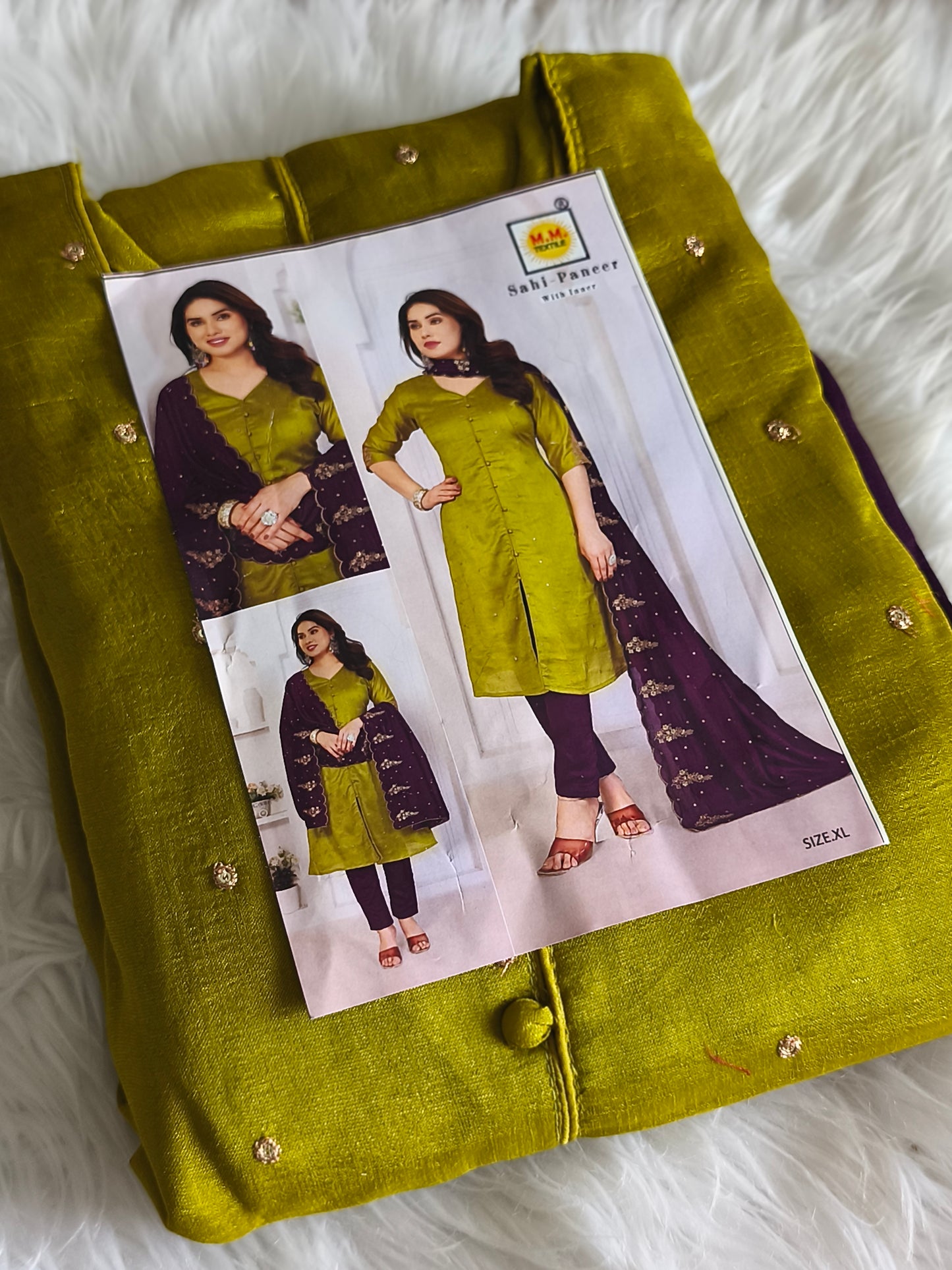 3pcs Readymade Shalwar ( L/XL)