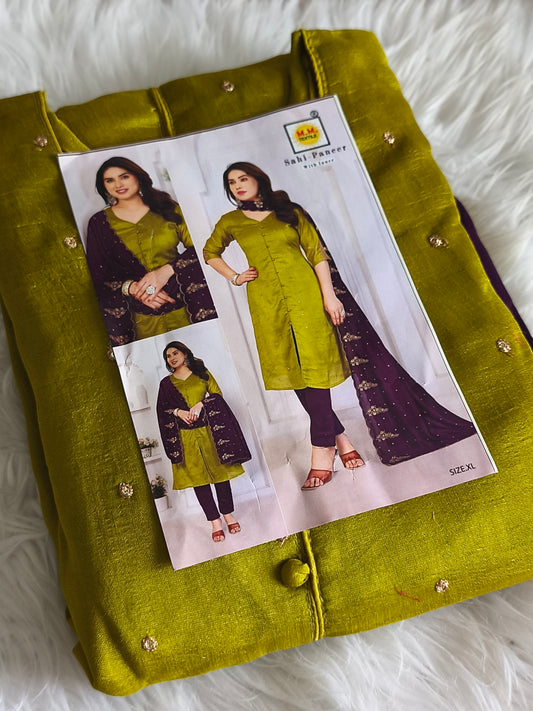 3pcs Readymade Shalwar ( L/XL)