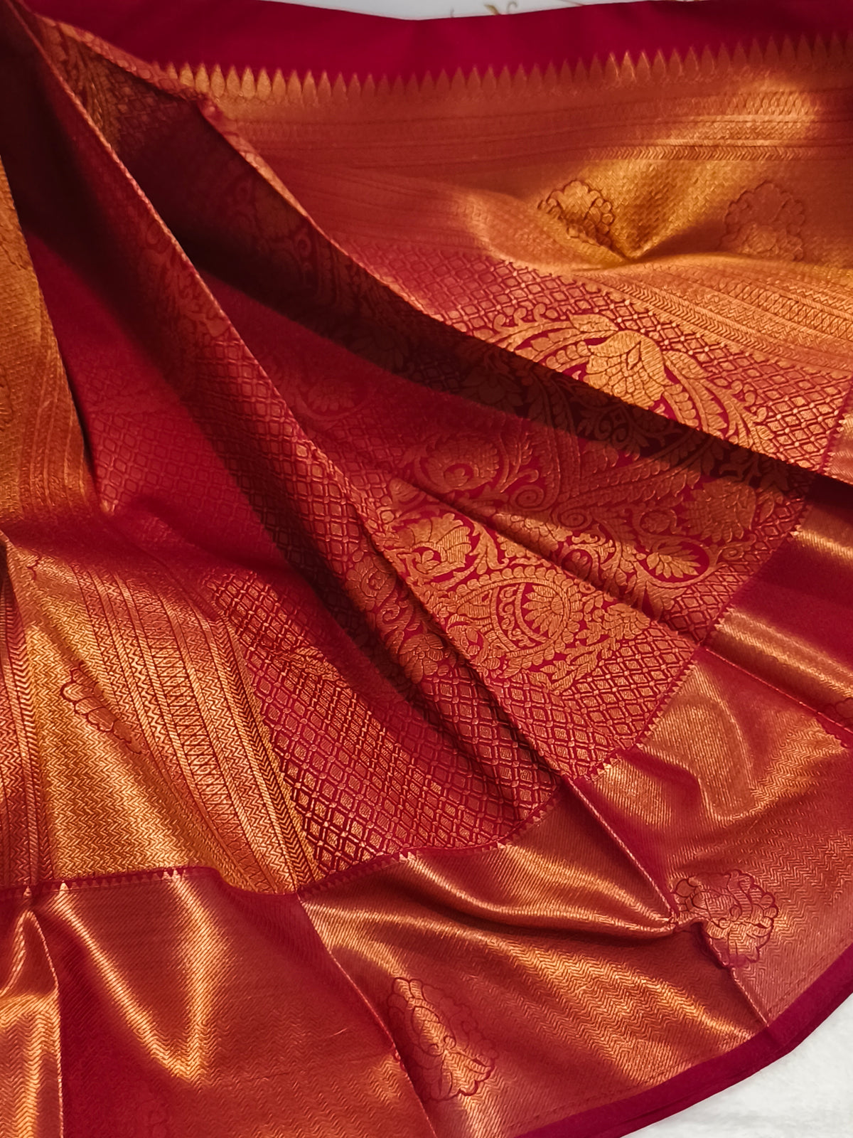 kanchi semi silk saree (Bridal Collection)