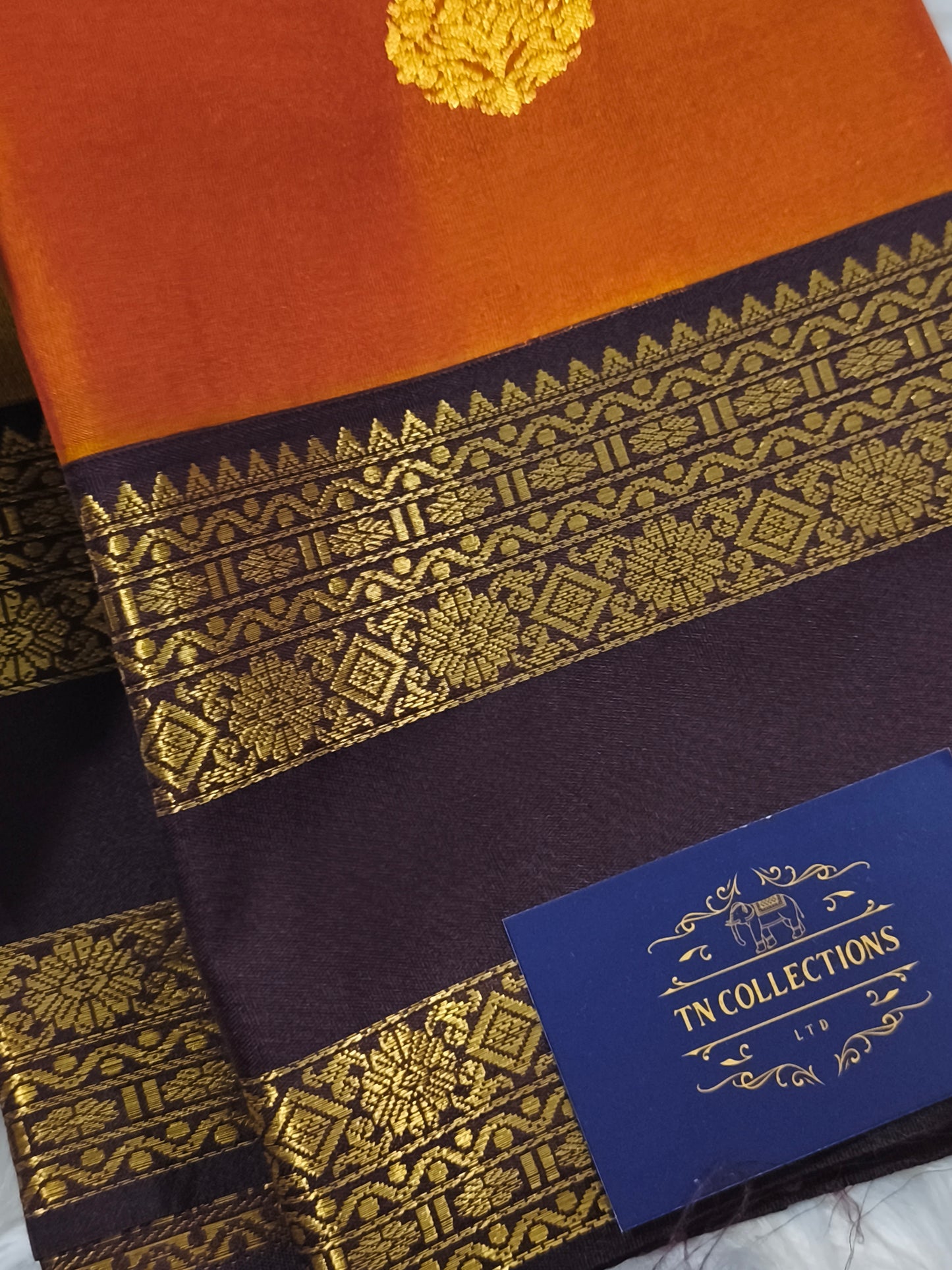 Vintage Semi Kanchipuram Silk Saree