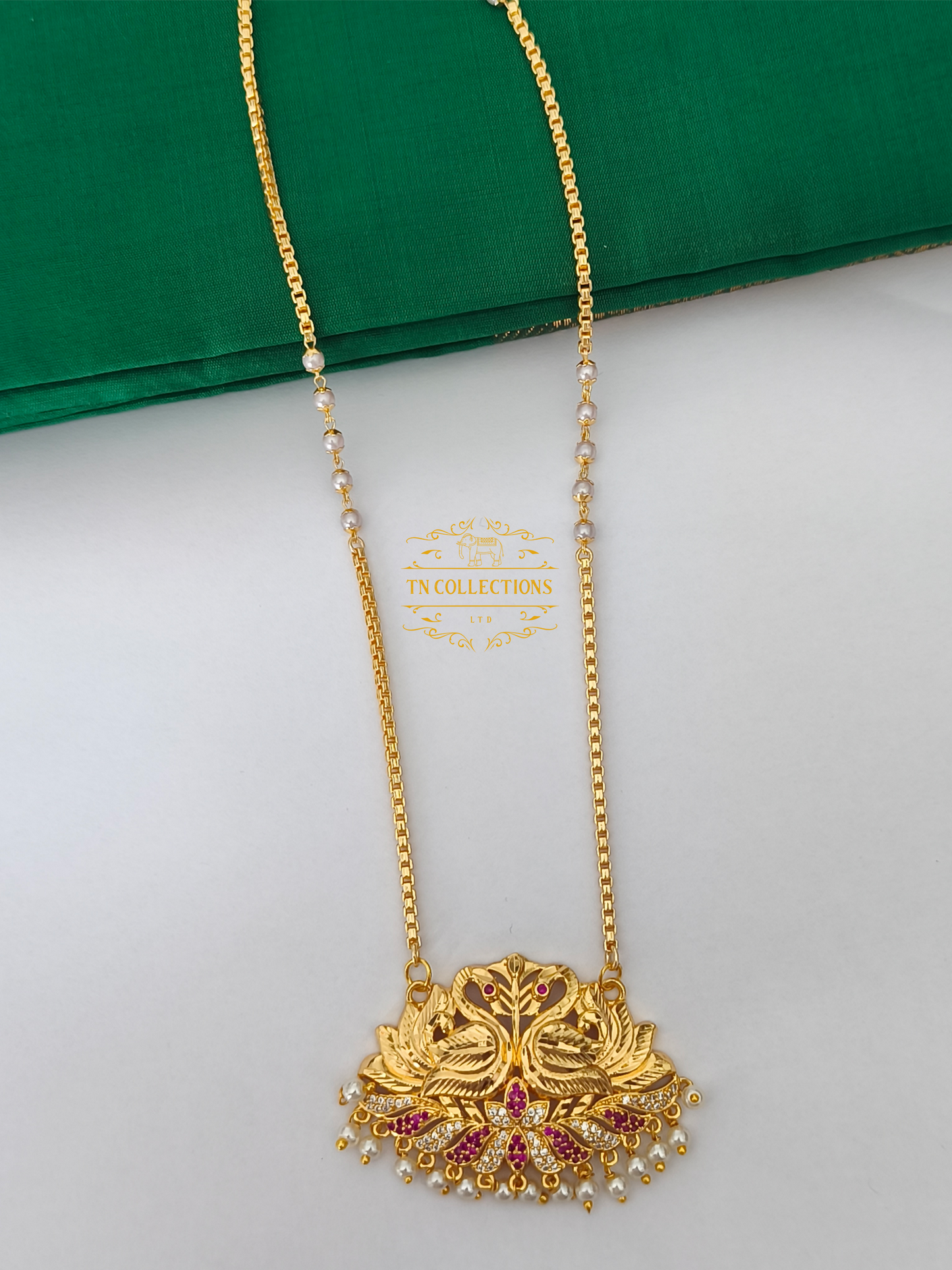 Micro Gold plated Traditional Semi Bridal Set