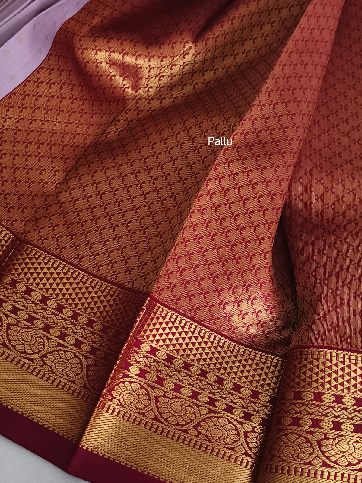 Premium kanchi Semi Silk Saree with contrast blouse