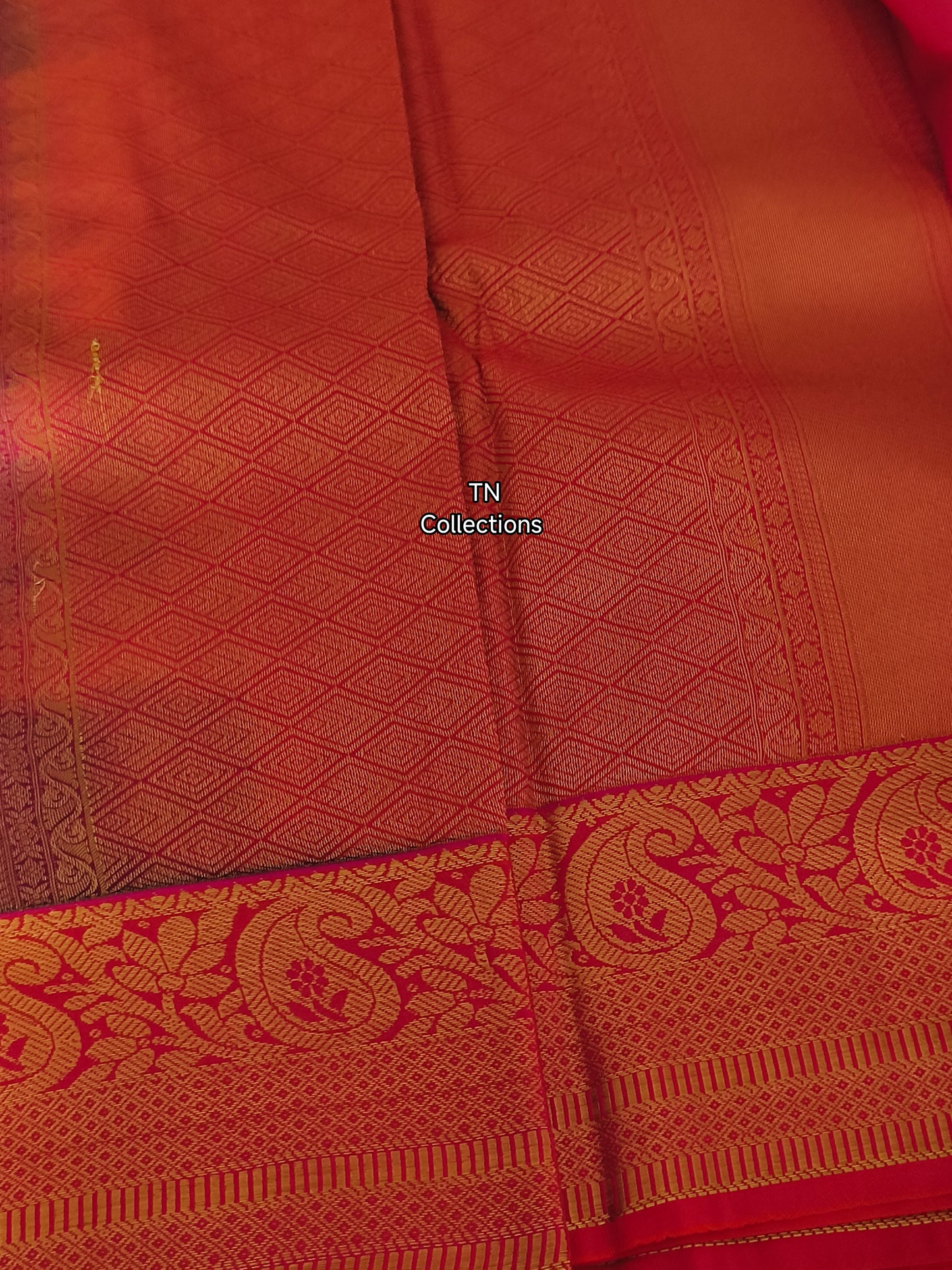Semi Kanchipuram Silk Saree (Purple)