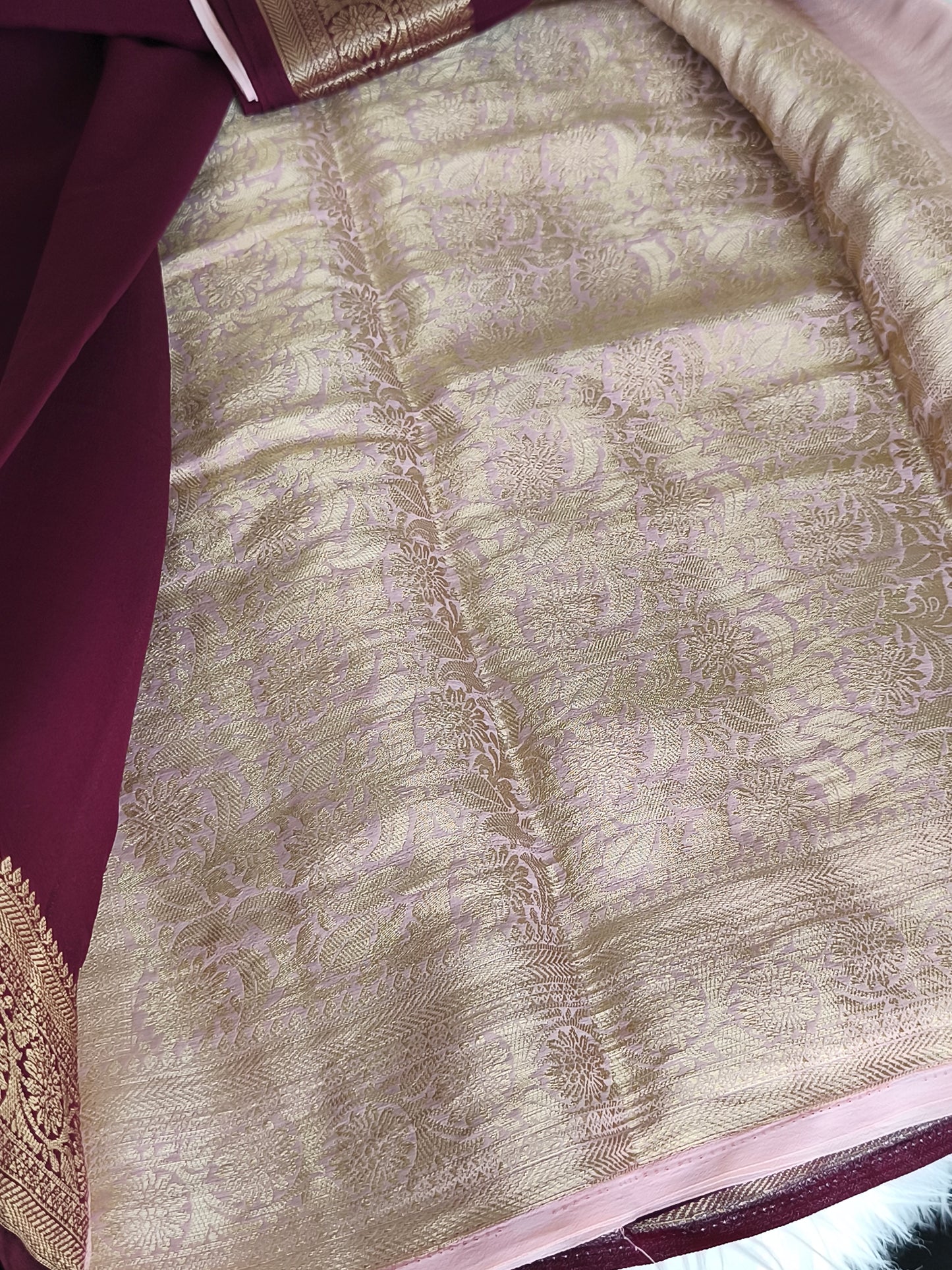 Trendy Chiffon Georgette Saree