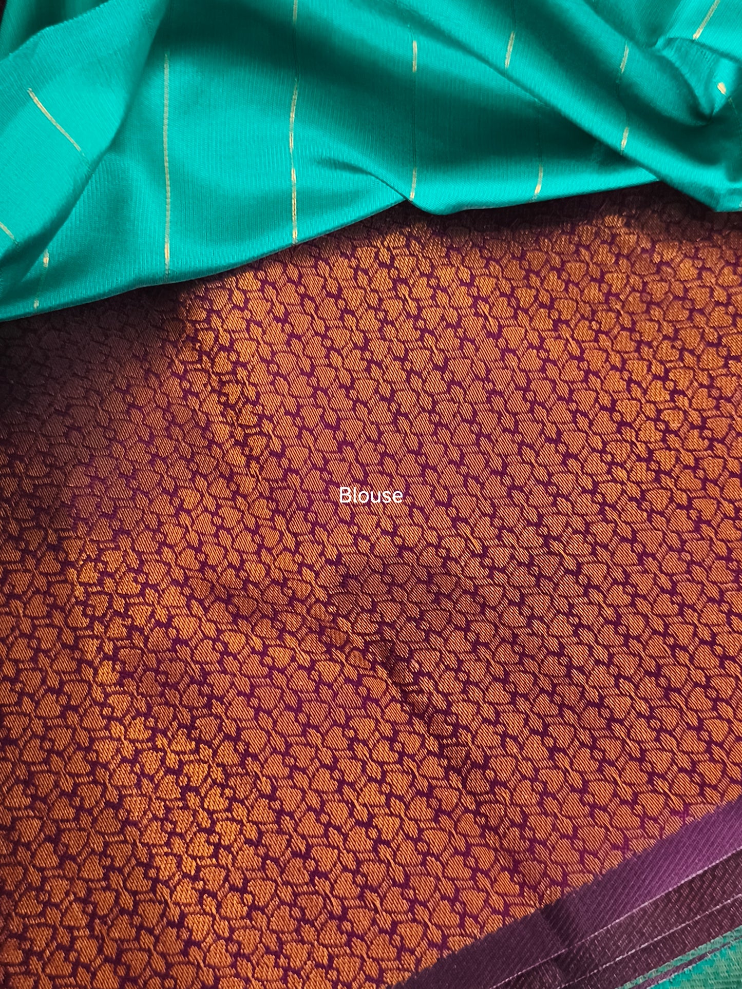 Kachi Semi silk saree (Green)