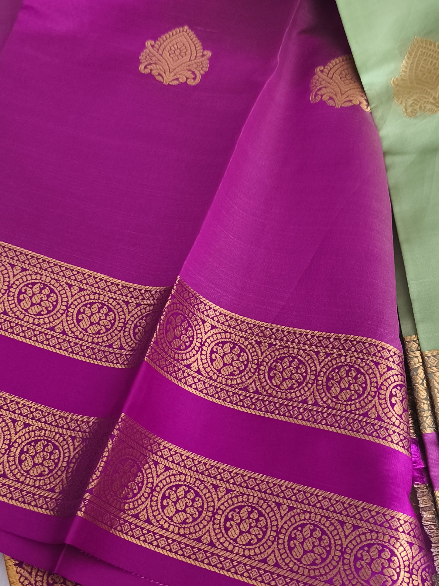 Traditional Kanchi Semi Soft silk saree