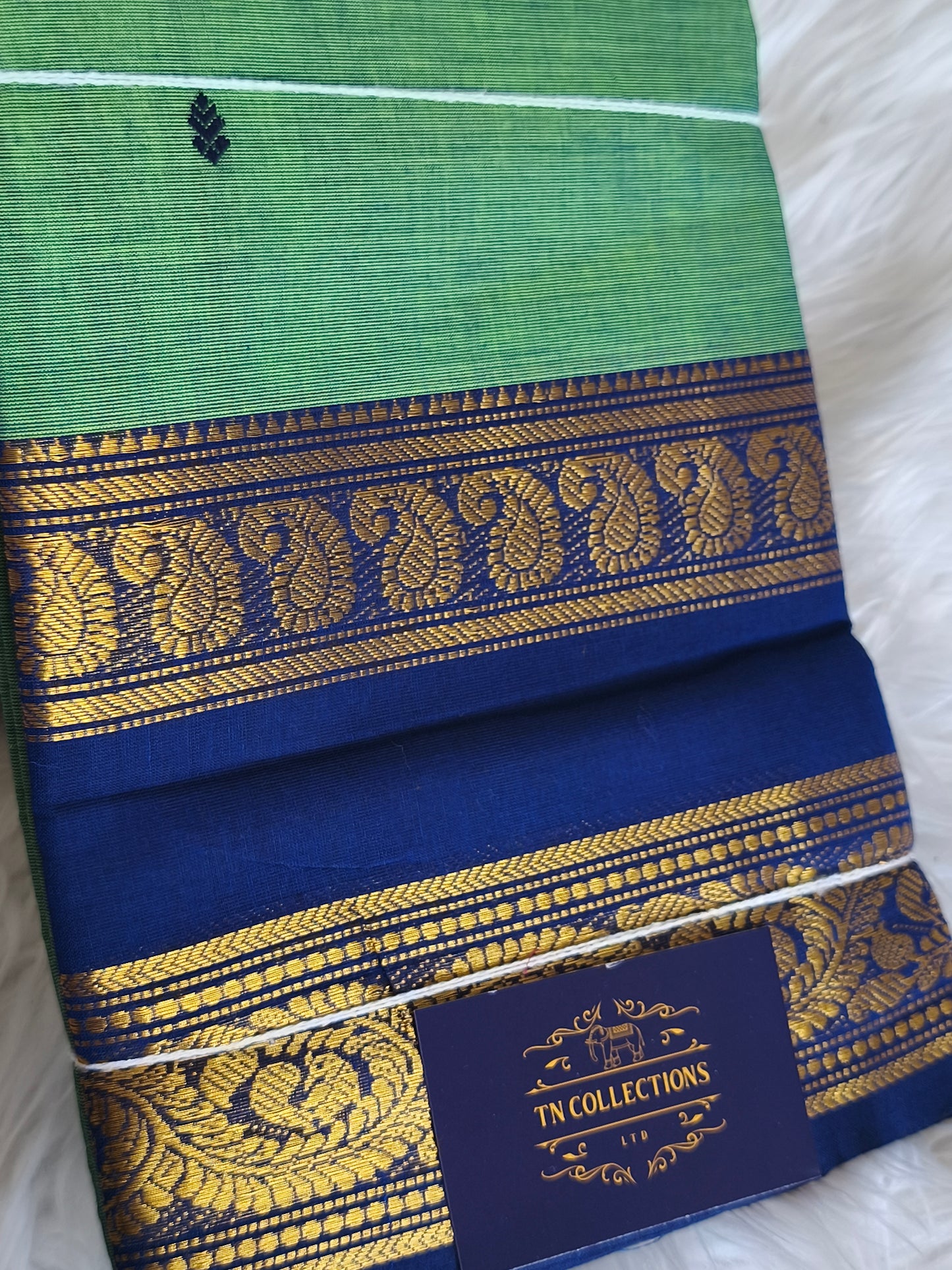 Pure handloom kanchi cotton saree