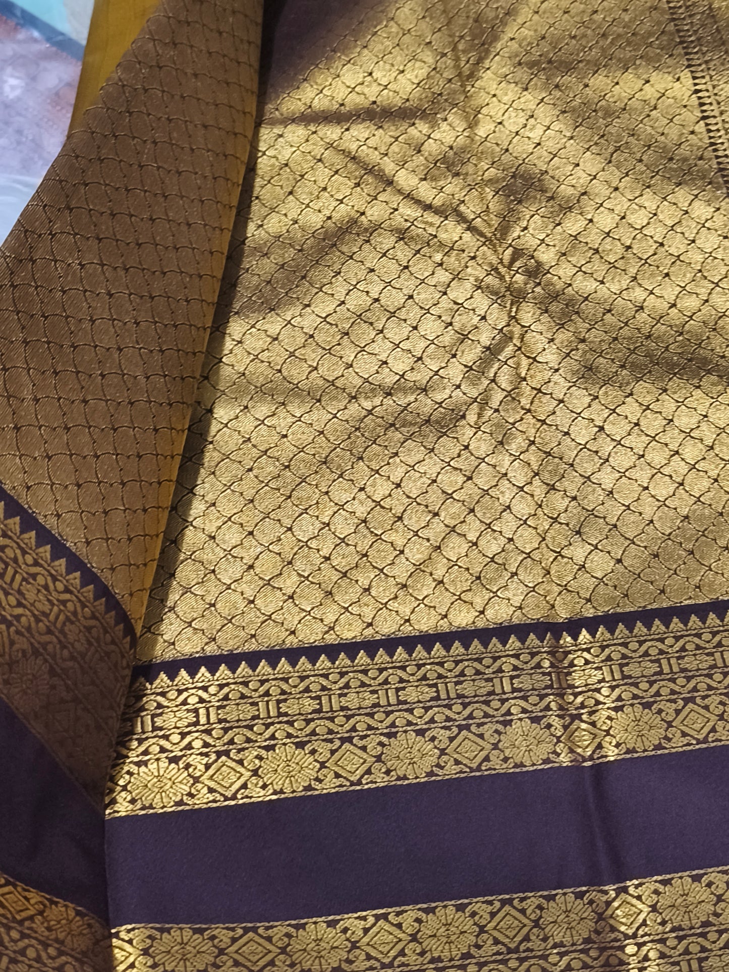 Vintage Semi Kanchipuram Silk Saree