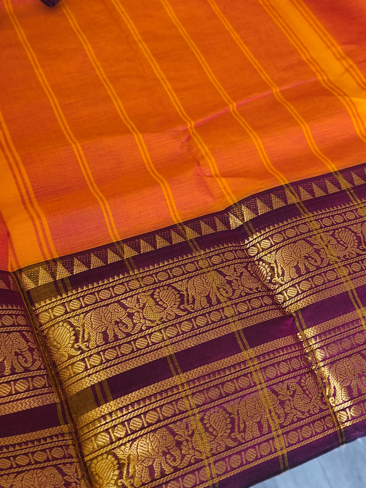 Pure Kanchi Cotton Saree