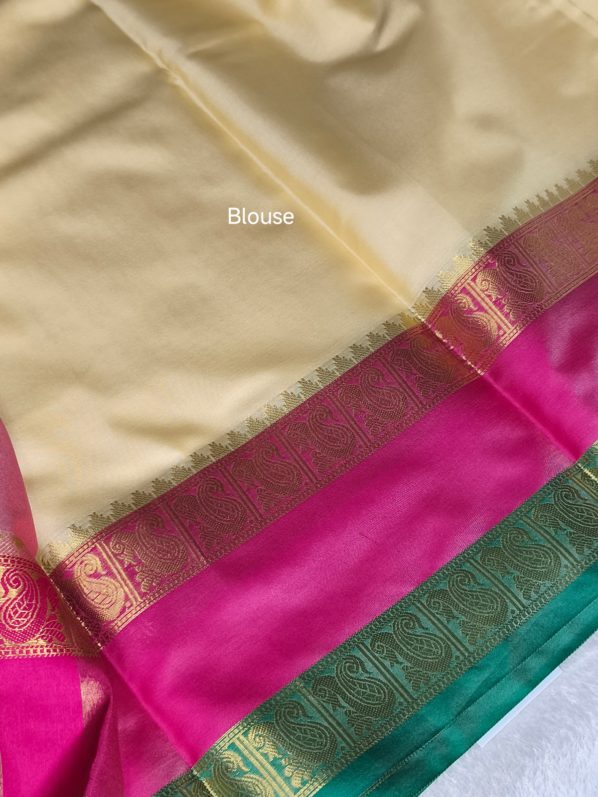 Semi Kanjivaram Banaras Soft Silk Saree