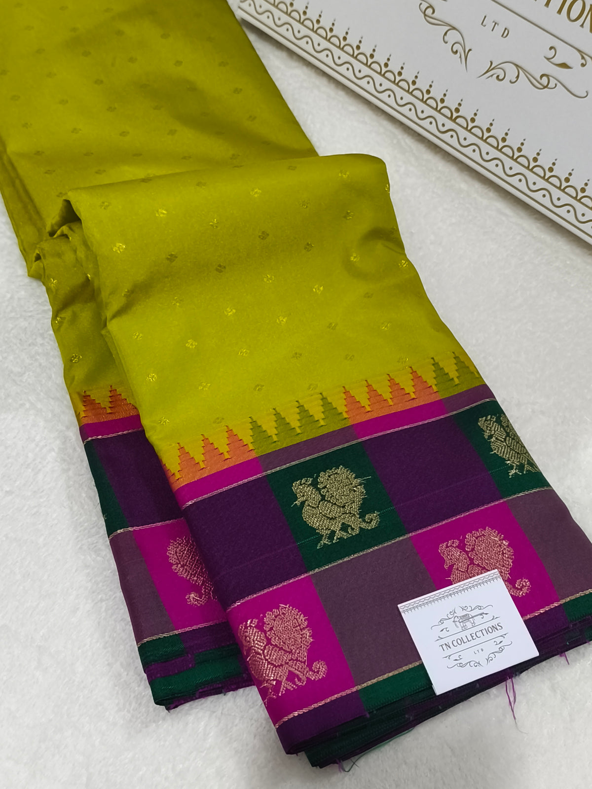 Premium kanchi korvai Soft silk