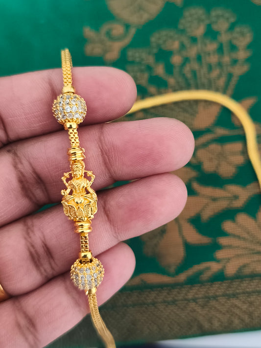 Micro gold plated Mugappu Chain