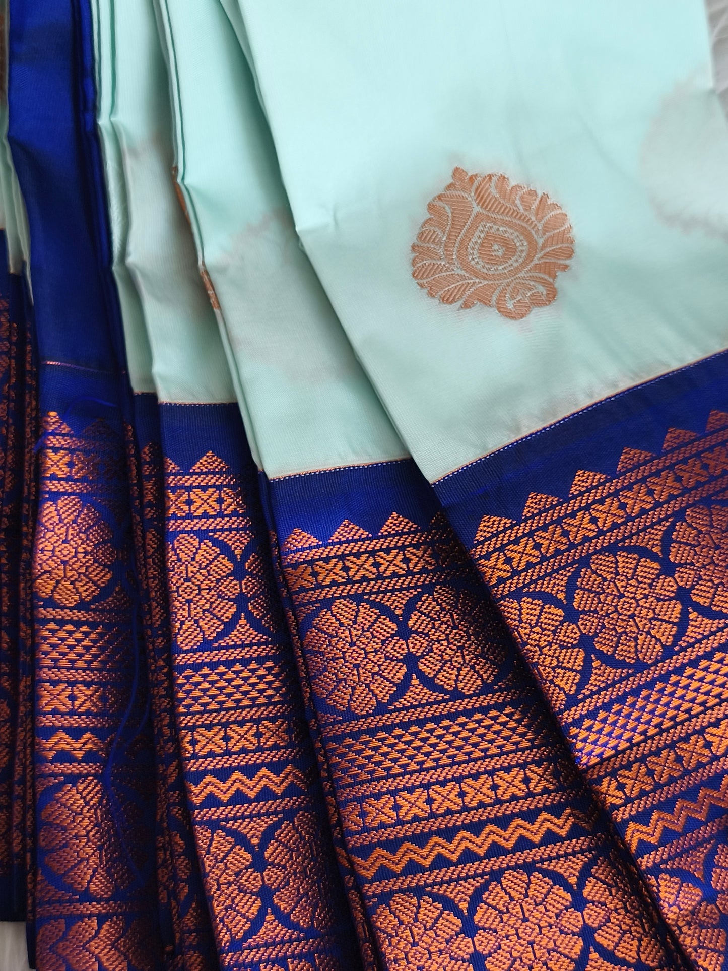Premium Korvai Soft Silk Saree