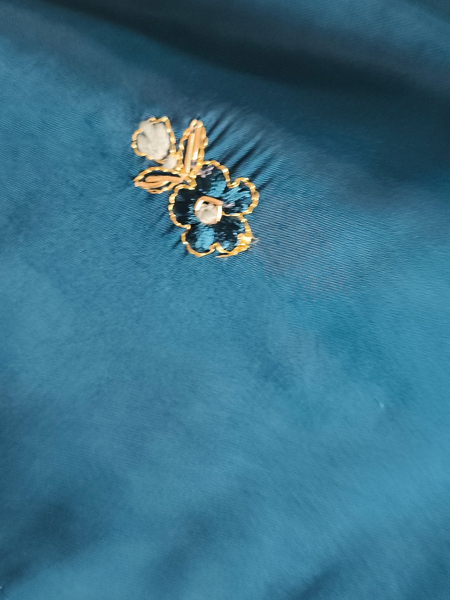 Teal blue Readymade Shalwar