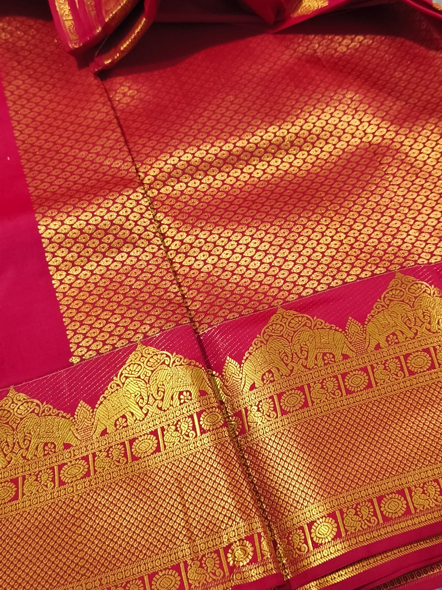 Red Premium Soft Silk Saree