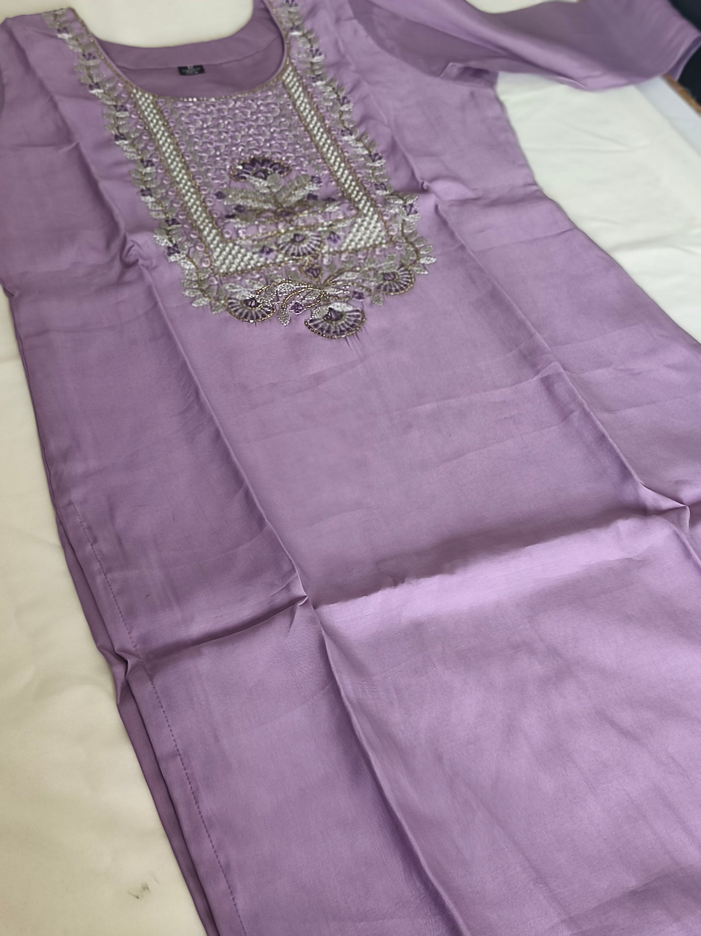 Lavender colour Readymade Shalwar