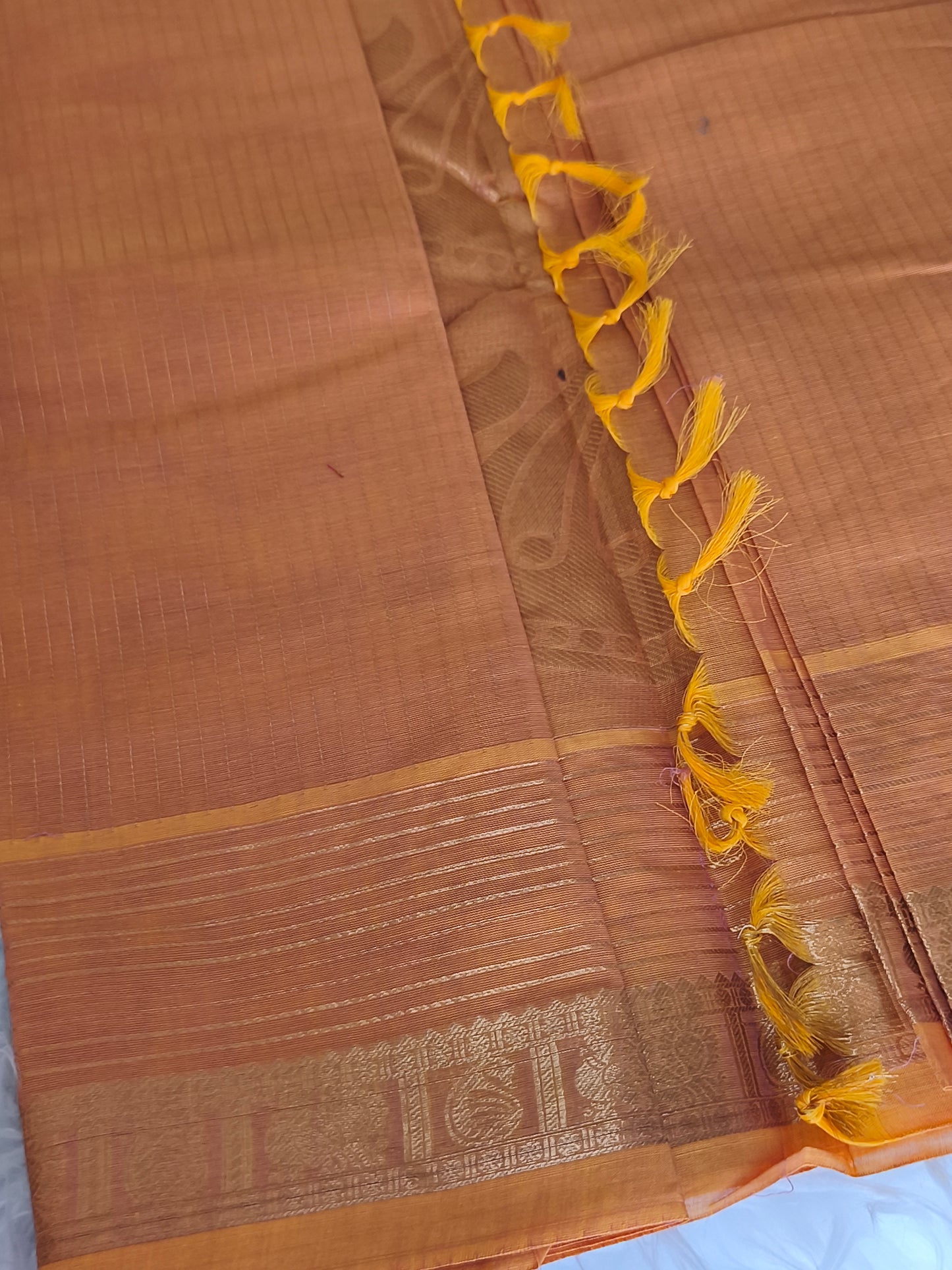 Pure Premium Kanchi cotton saree (120's count)