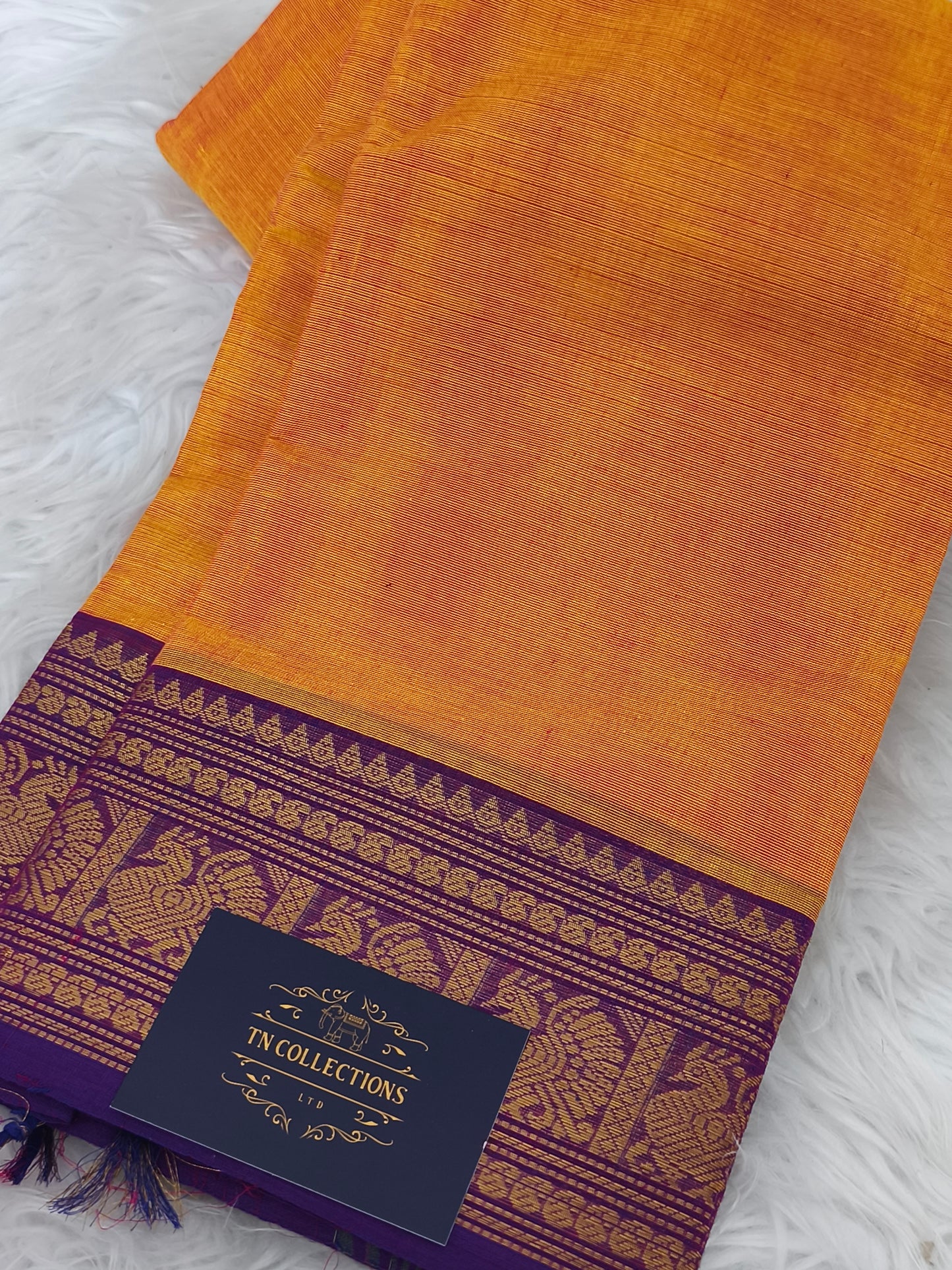 Pure Handloom Kanchi Cotton Saree