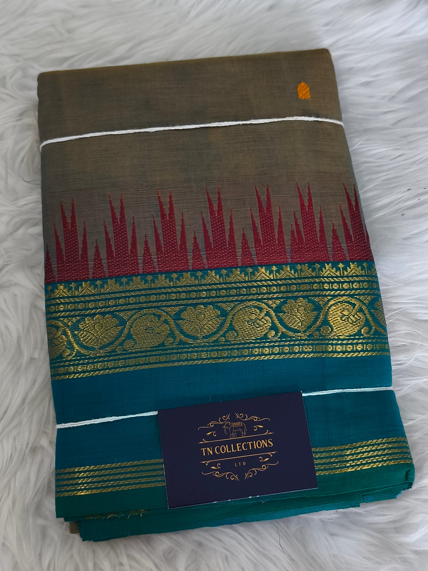 80's Pure Handloom Kanchi Cotton Saree