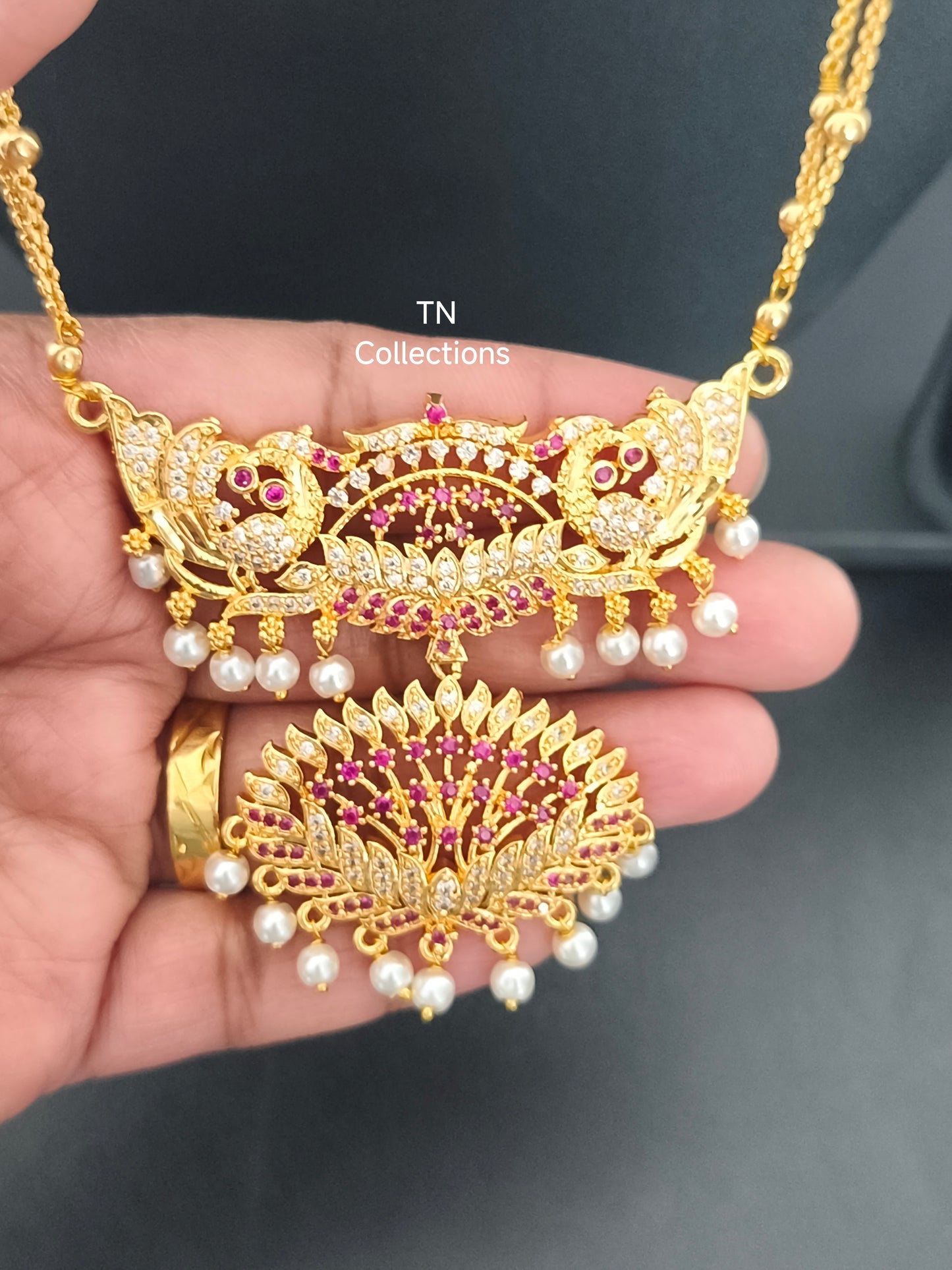 Micro gold plated Alli Semi Bridal Set