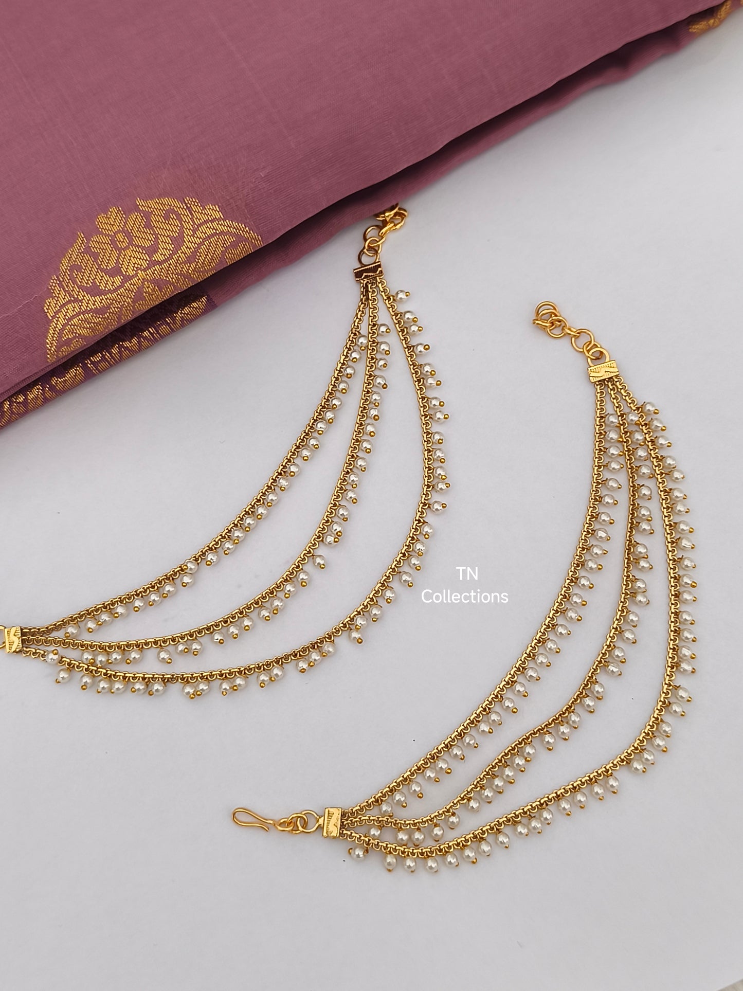 Antique gold finish Ear chain (Maatal)