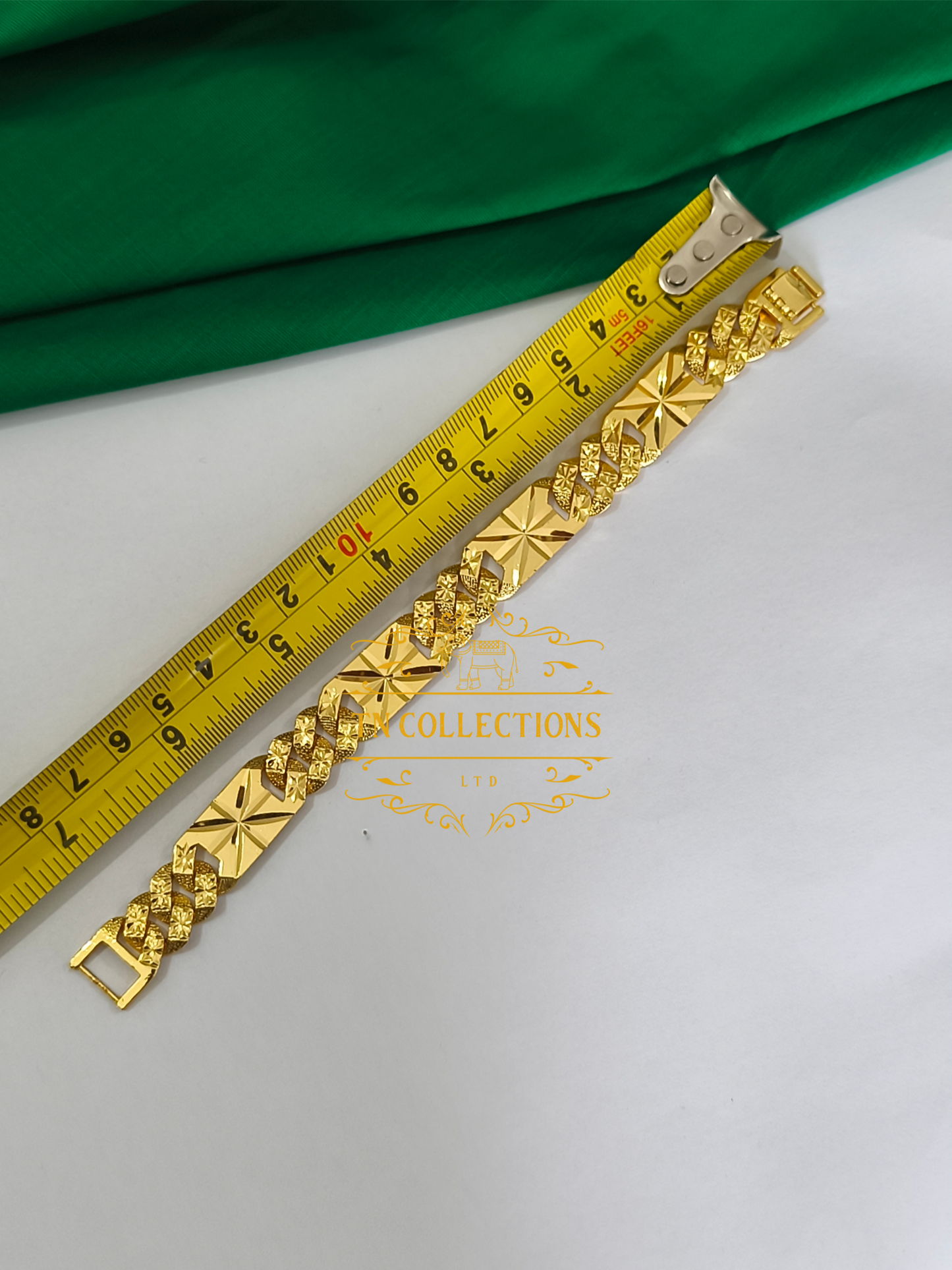 Fancy Gold plated Men's Bracelet