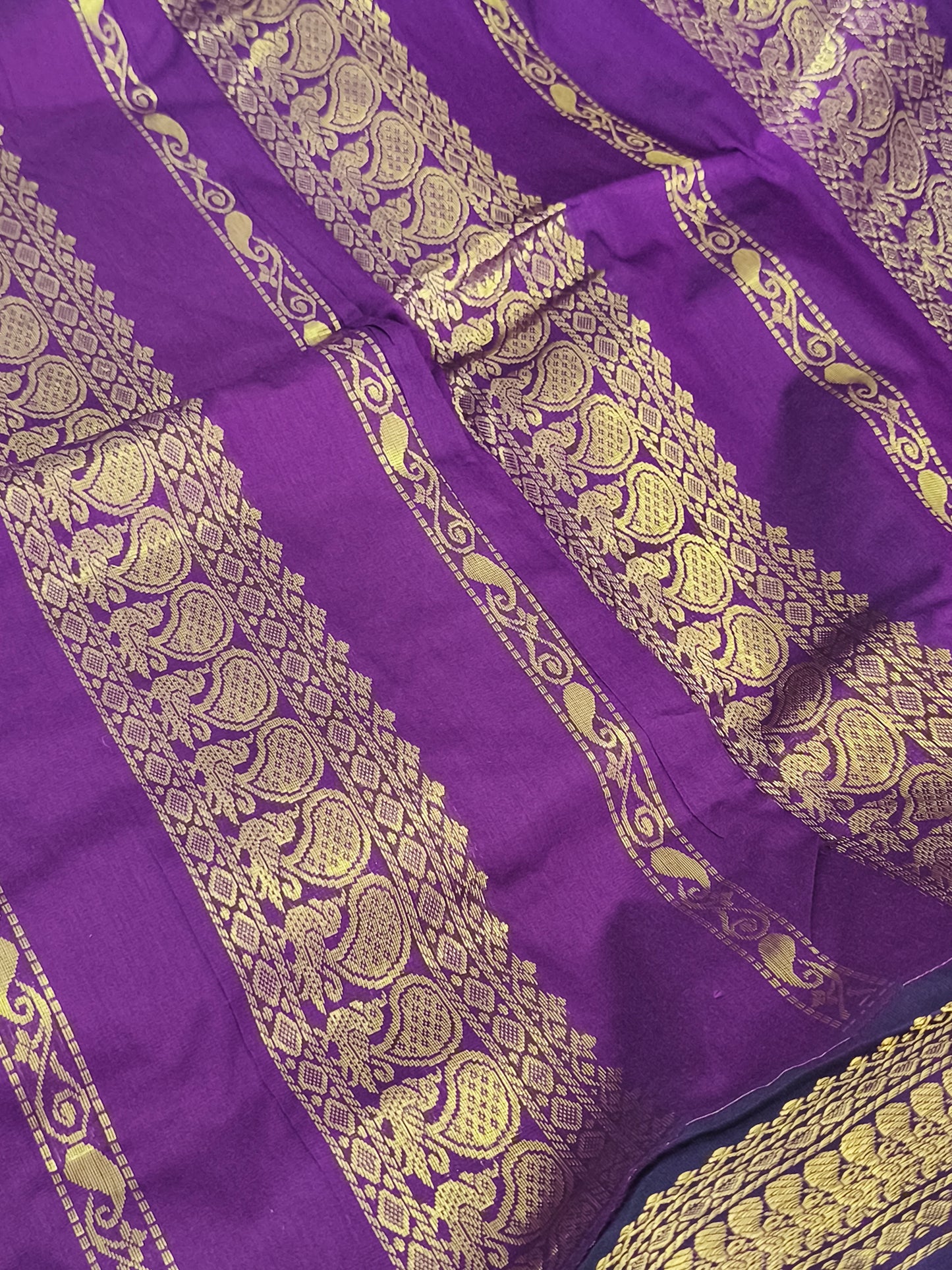Kalyani Cotton Pattu Saree (Madisar 9 yards)