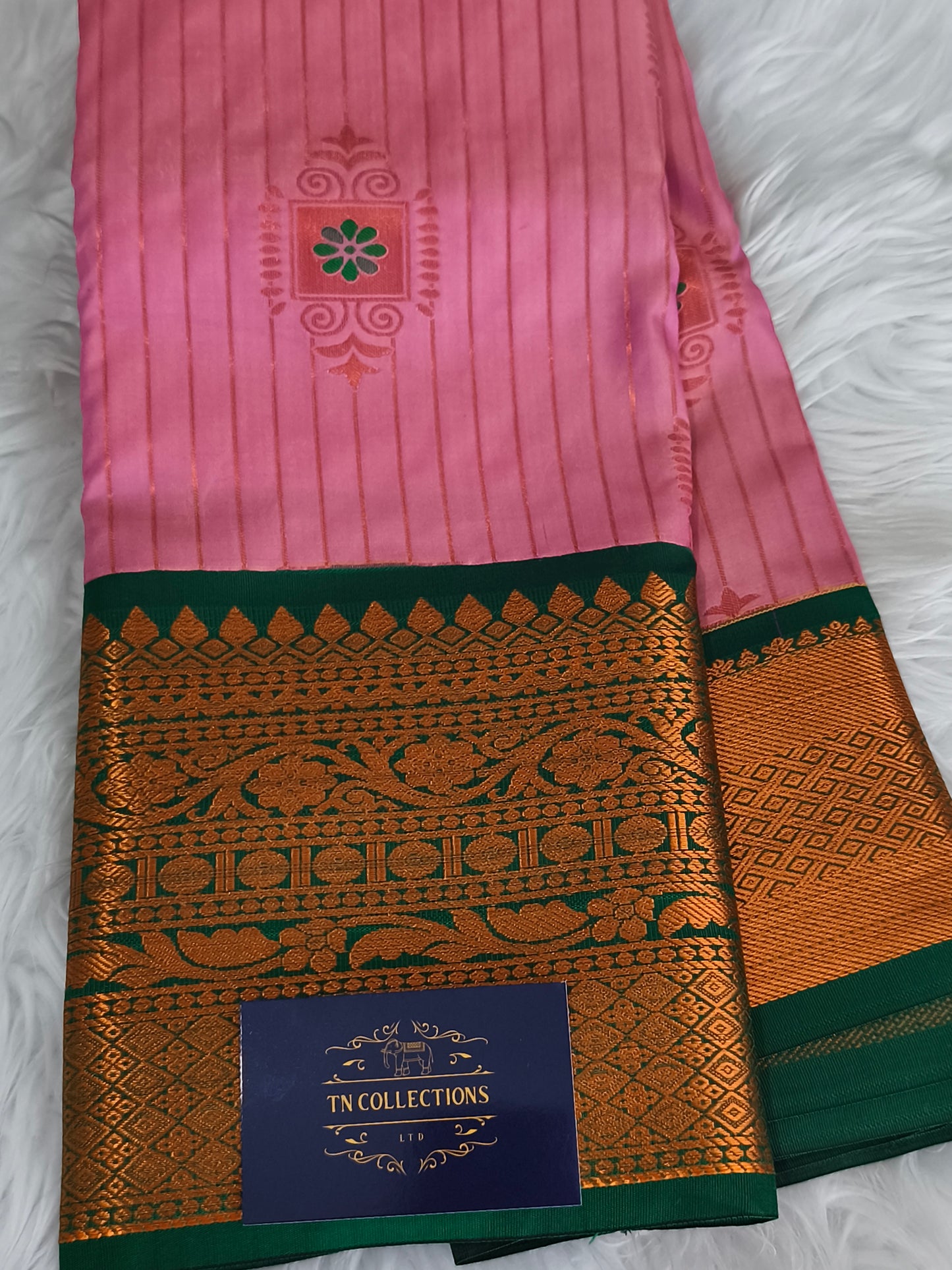 Kanchivaram Vairaoosi Bridal Silk Saree