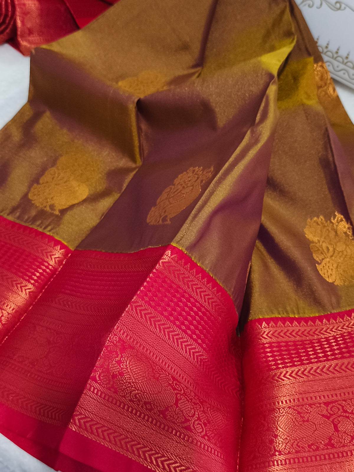Premium kanchi semi silk saree