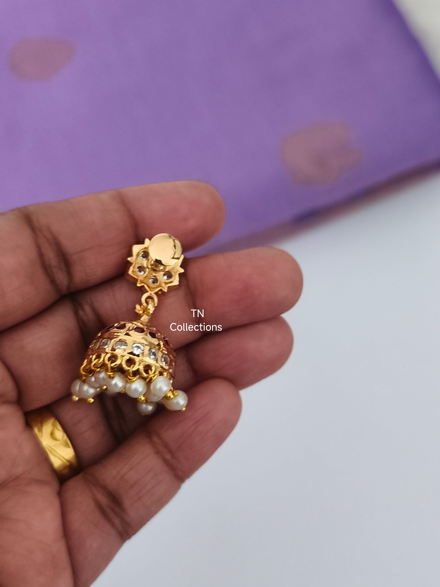 Micro Gold plated Traditional Semi Bridal Set