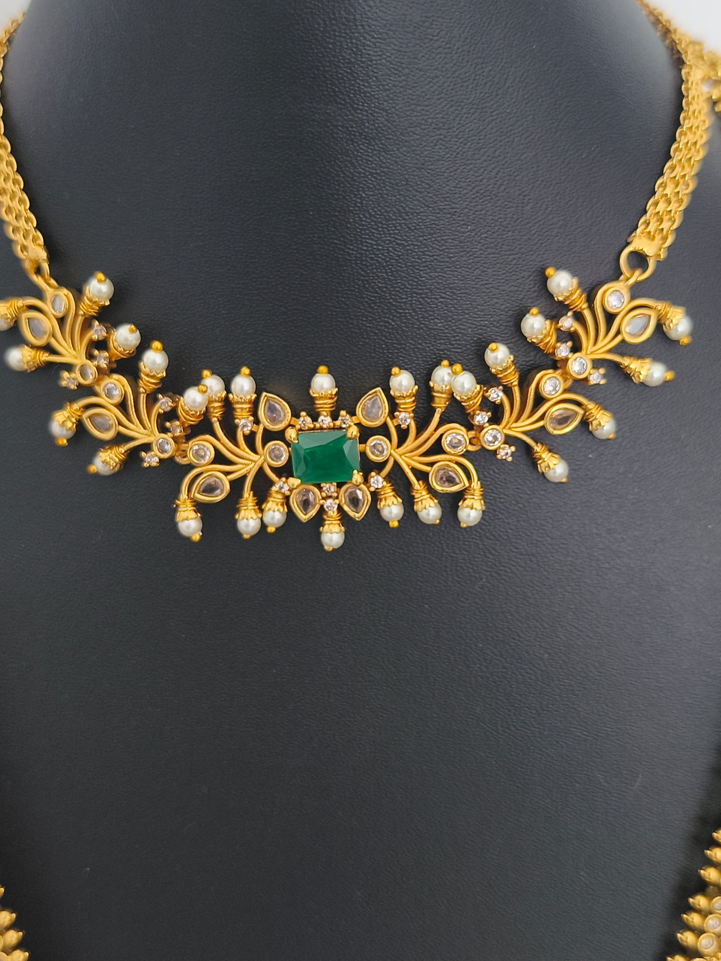 Antique Matte Finish Semi Bridal set