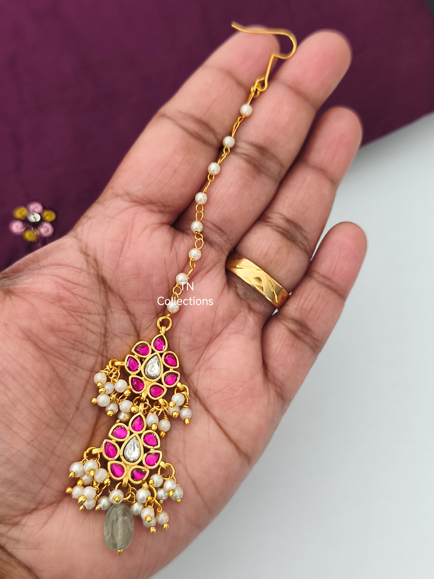 Unique Jadu stone Tikka