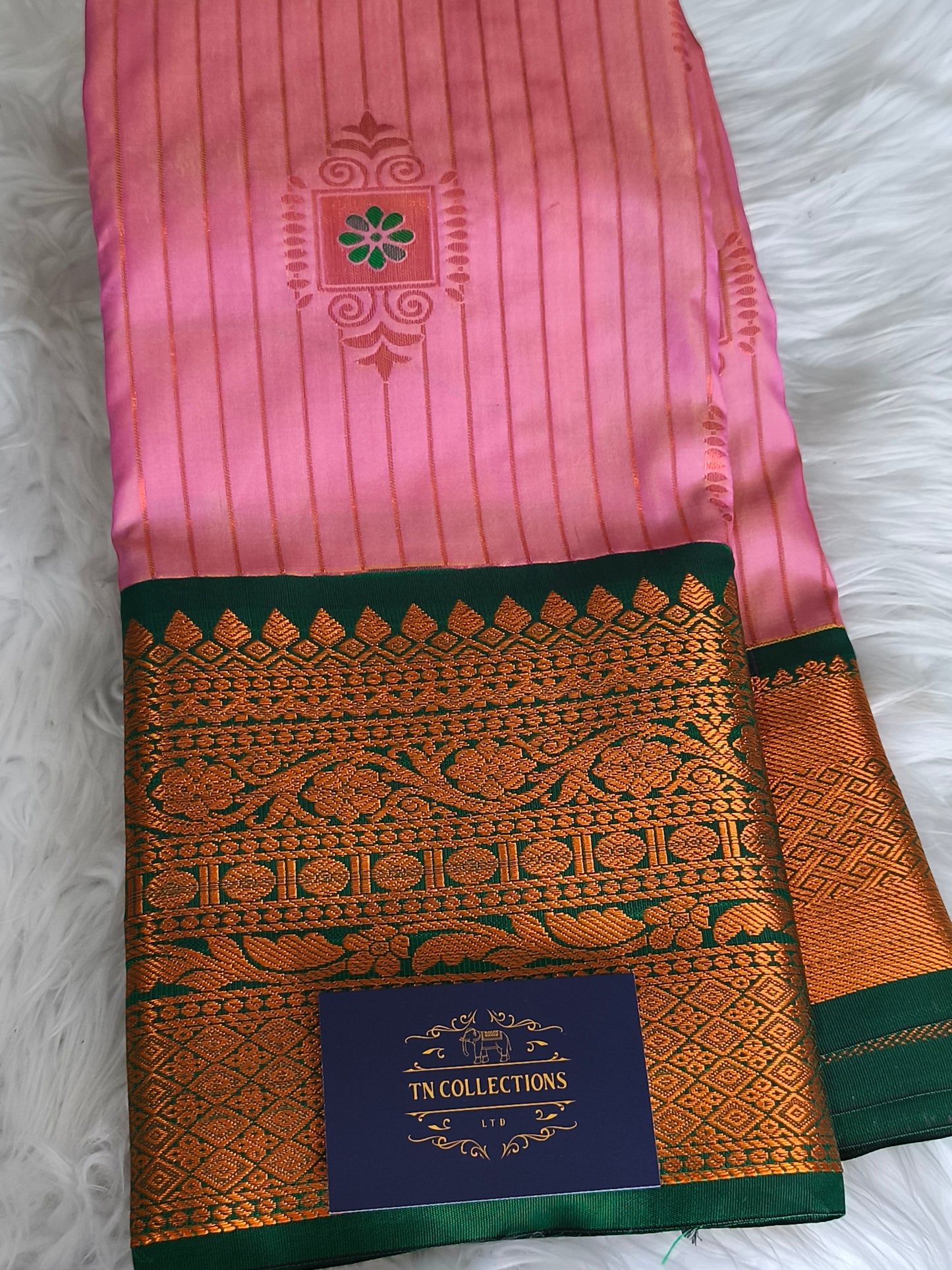 Kanchivaram Vairaoosi Bridal Silk Saree